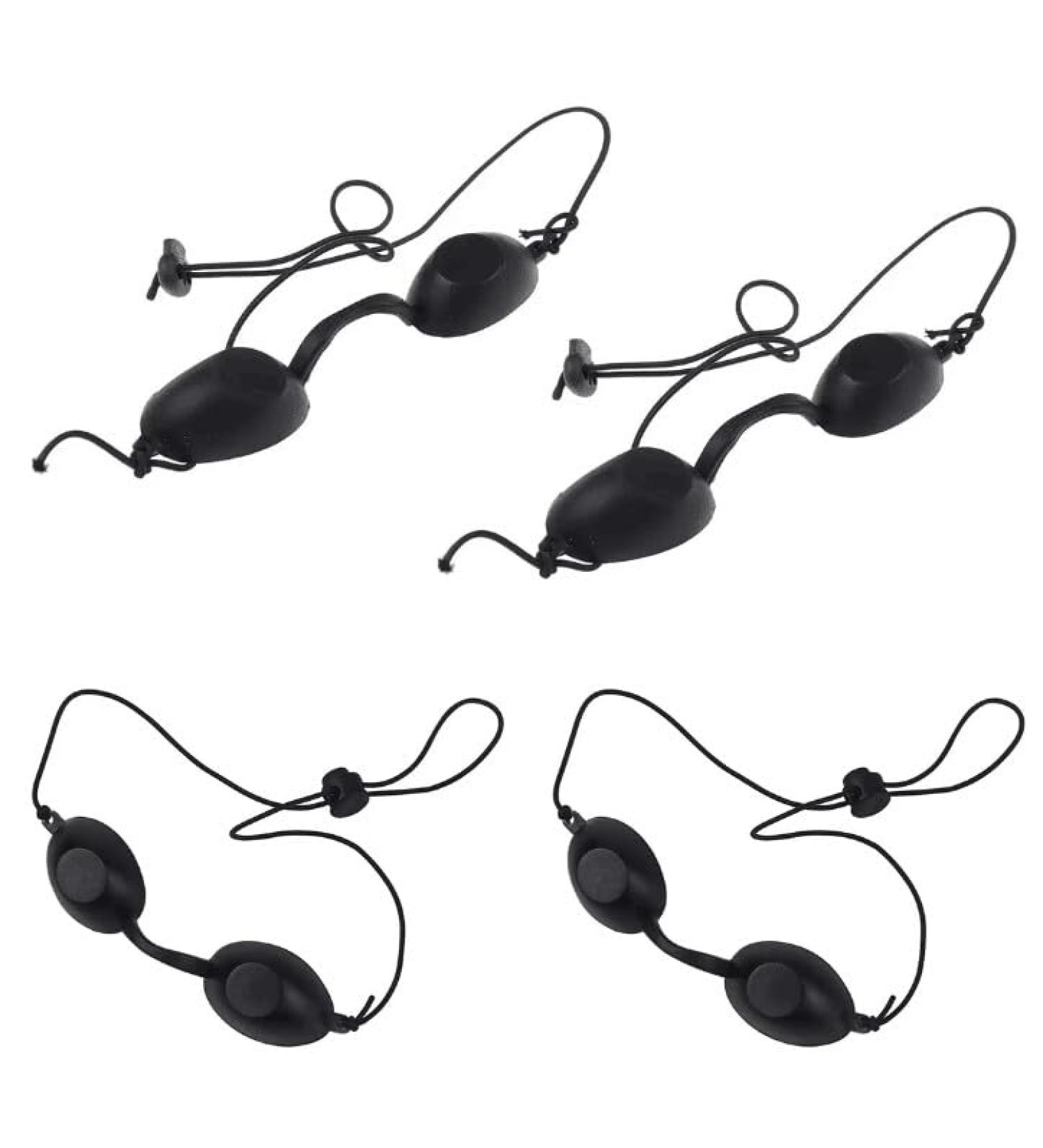 JOCXZI sunbed goggles sunbed eye protection tanning goggles tanning goggles sun bed goggles for women Suitable for beauty salons summer sunbathing (4 pieces in black) - Buy Online on GoSupps.com