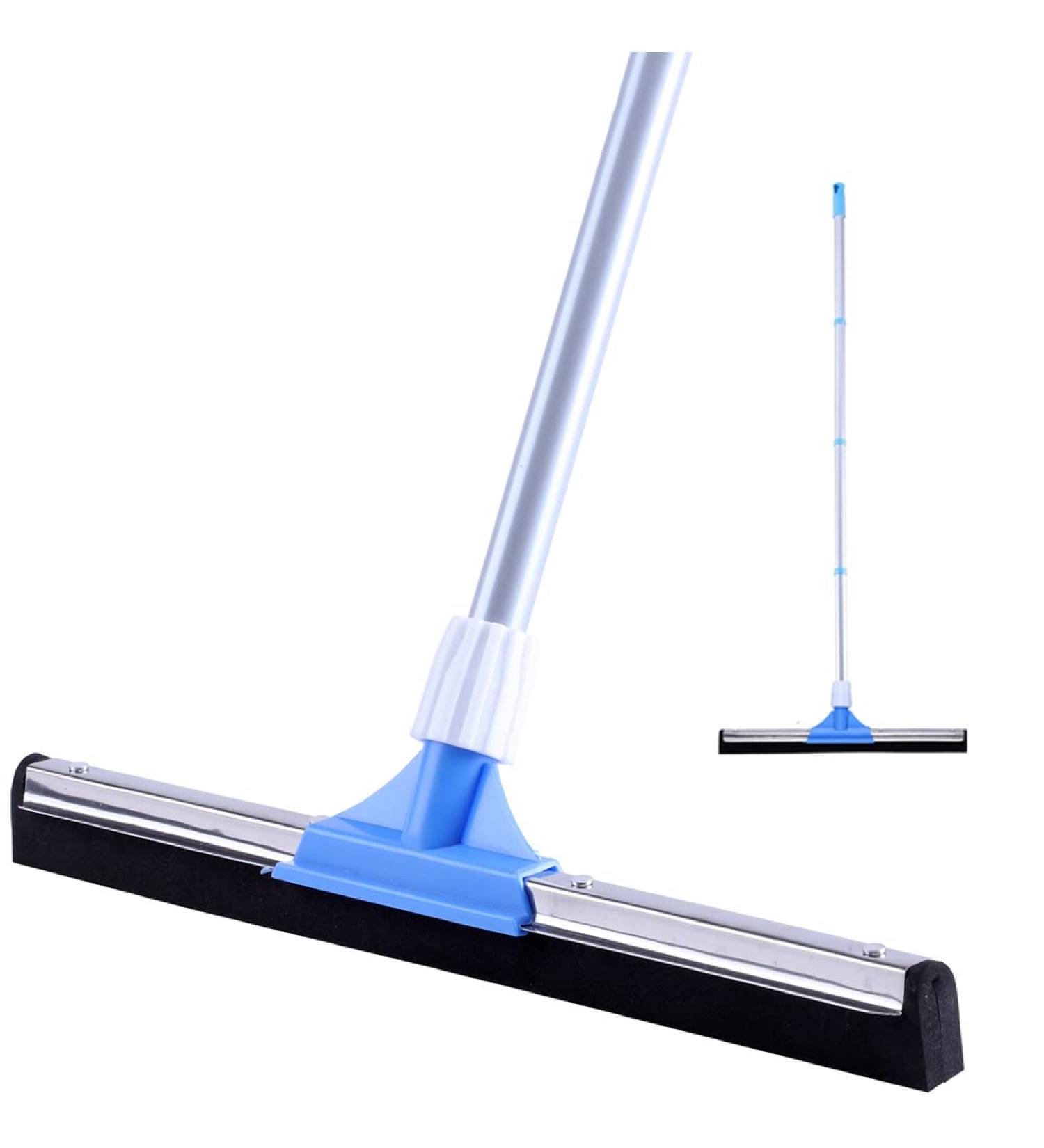 YONILL Floor Squeegee for Concrete - 50 Heavy Duty Foam Water Wiper with Long Handle for Tile, Garage, Shower, Kitchen - Ideal for Windows, Glass, Carpet, Pet Hair - Buy Online on GoSupps.com
