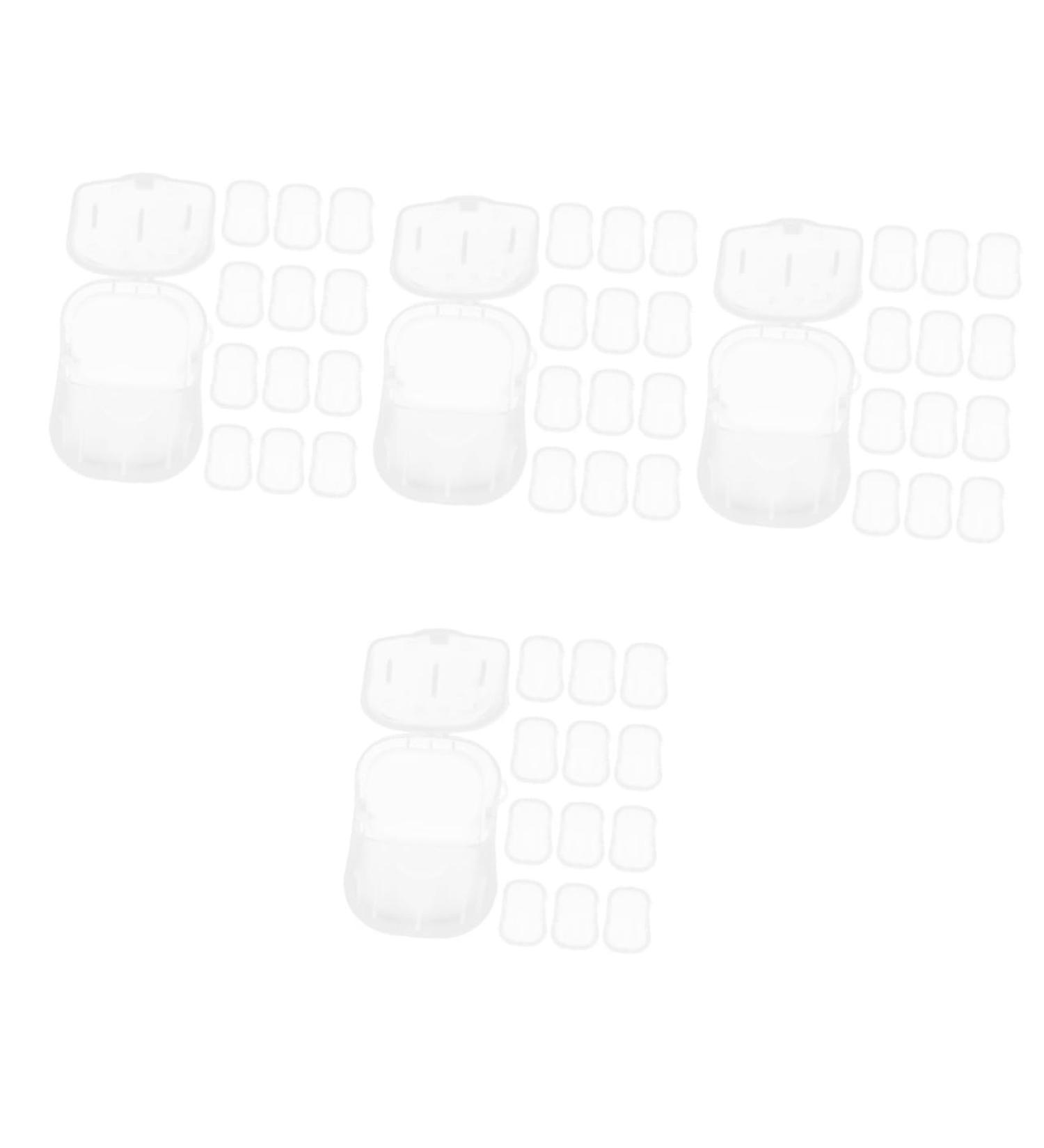  minkissy Minkissy 80 Boxes Portable Travel Soap Hand Soap Cleaning Products Cleaning Supplies One Piece Portable Soap Tablets Slices Hand Washing Soap Travel Soap Bar Soap Plastic White - Buy Online on GoSupps.com