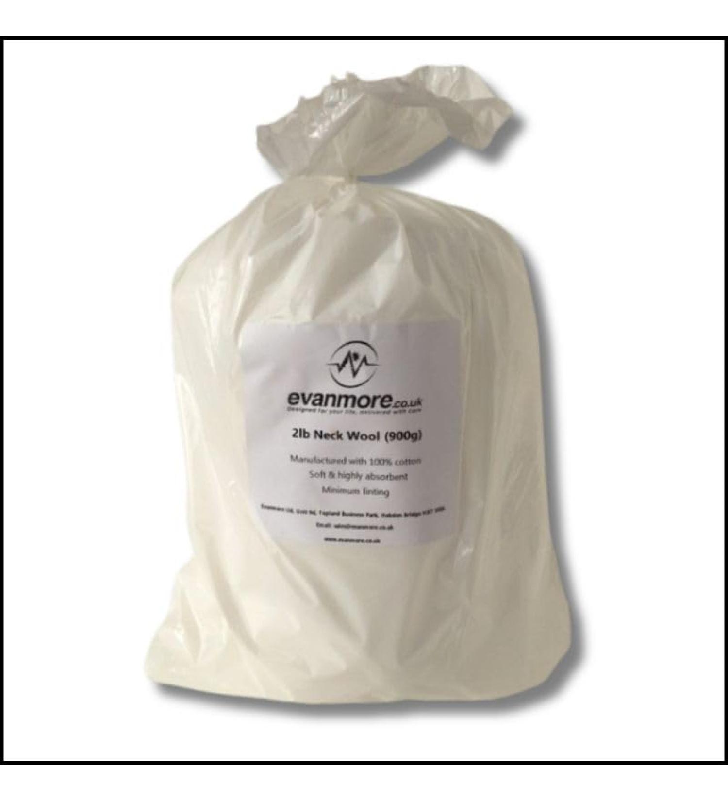Premium 100% Cotton Neck Wool - Highly Absorbent Minimal Lint | International Shipping Available - Buy Online on GoSupps.com