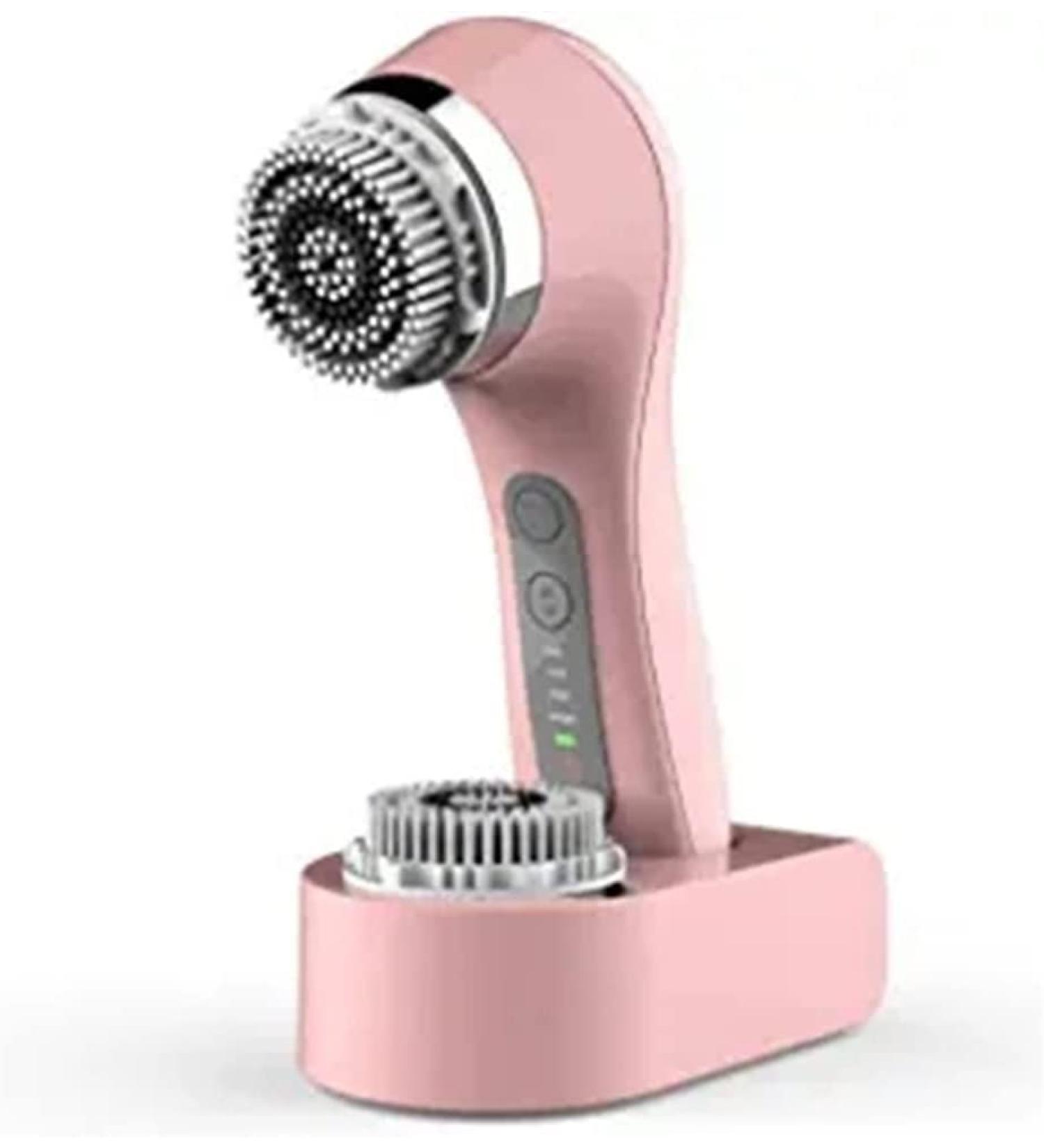 Corsehild Facial Cleansing Brush IPX7 Waterproof Facial Spin Brush 3 Speed Modes for Deep Cleansing Exfoliating Removing Calluses and Blackheads Waterproof and Portable USB Charging Pink - Buy Online on GoSupps.com