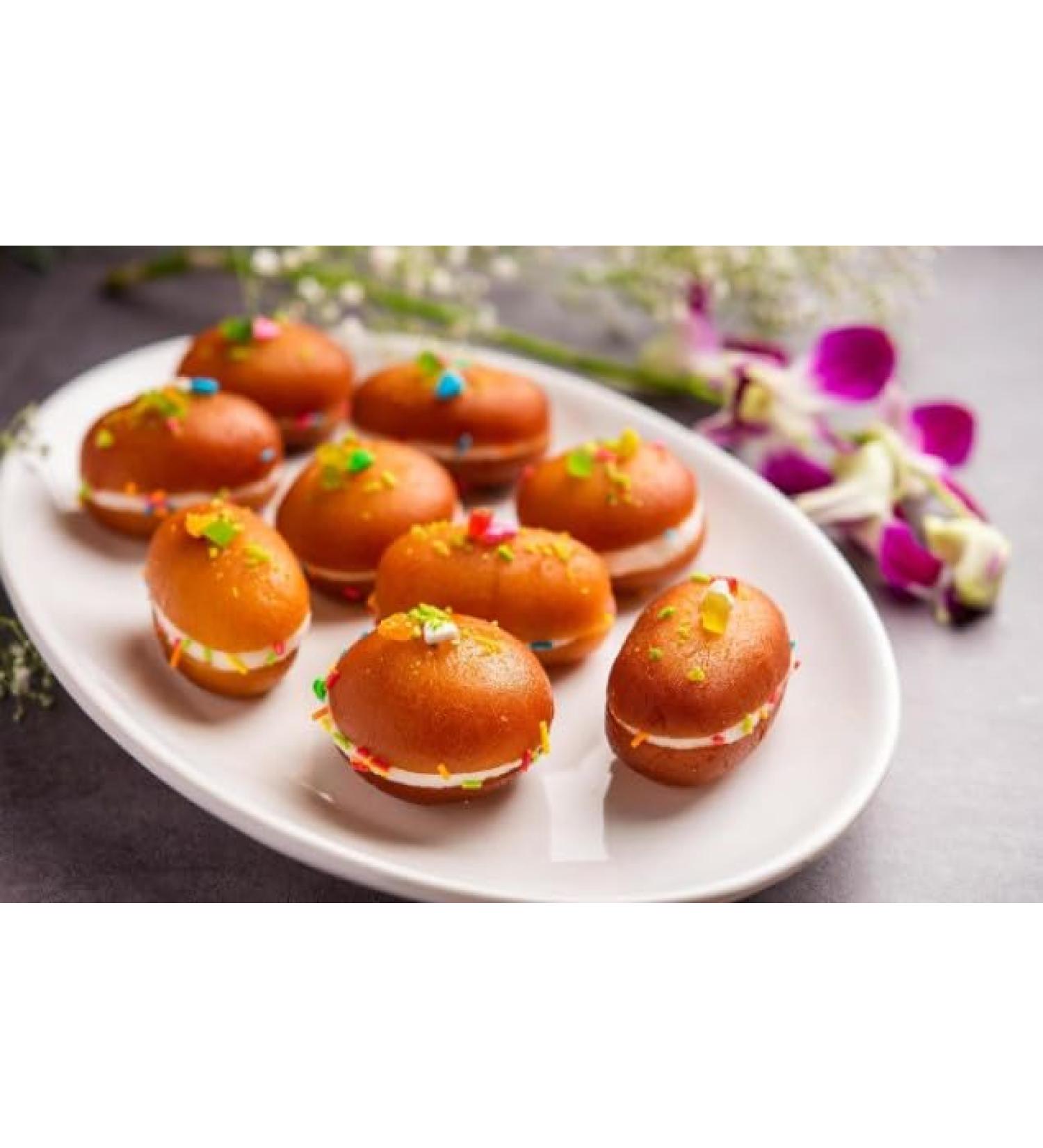 Festival Special Premium (Sweet Gulab Jamun Sandwich 1kg) Delicious Indian Traditional Sweets To Sweeten Up Your Celebration Best Gift For All Occasions Marriage Diwali Holi Sold By Kidzbuzz - Buy Online on GoSupps.com