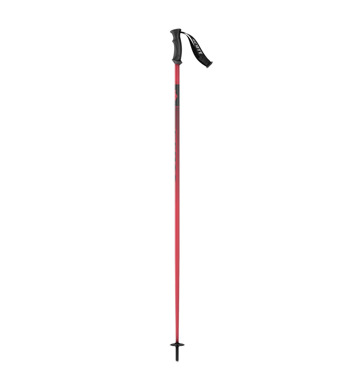 SCOTT 540 P-Lite Ski Poles (Red, 135) 2022/23
