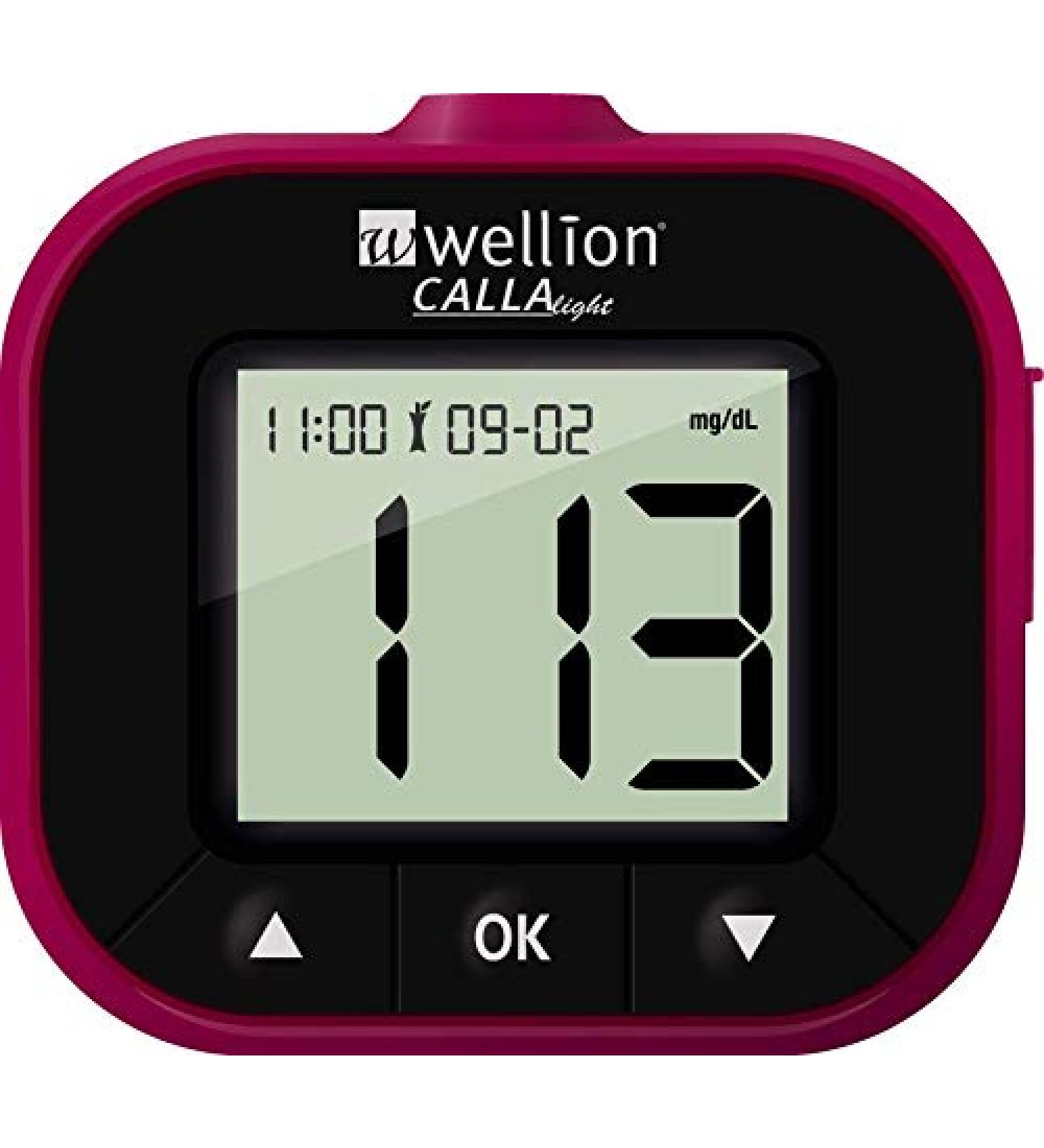 Wellion CALLA Light Blood Glucose Meter Set - Accurate & Compact - Blackberry mg/dl - Fast International Shipping - Buy Online on GoSupps.com