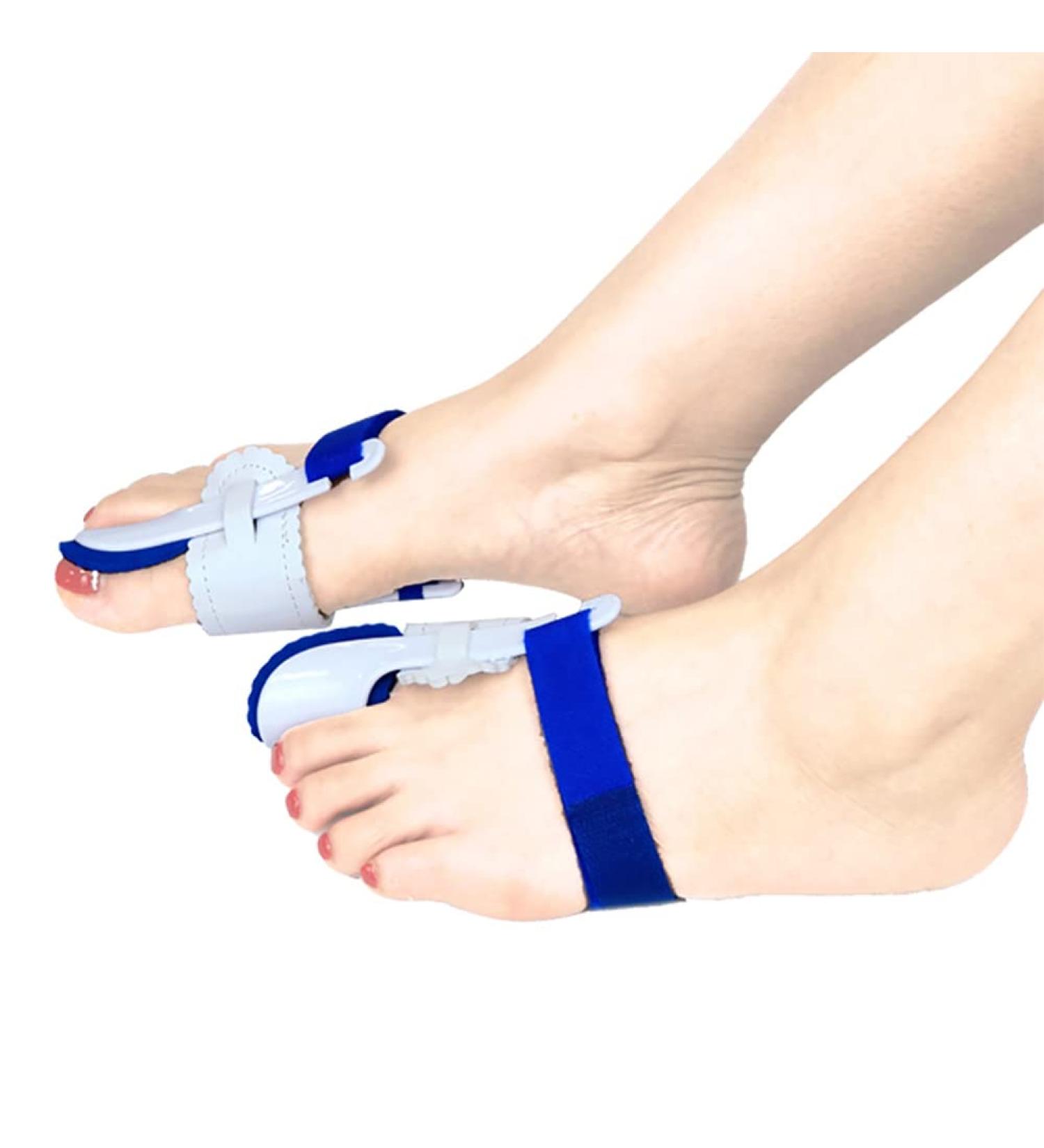 KTROK Bunion Splint Corrector - Adjustable Toe Separator for Pain Relief and Hallux Valgus Correction - Soft Padding for Comfort - Non-Surgical Transverse Arch Support - Buy Online on GoSupps.com