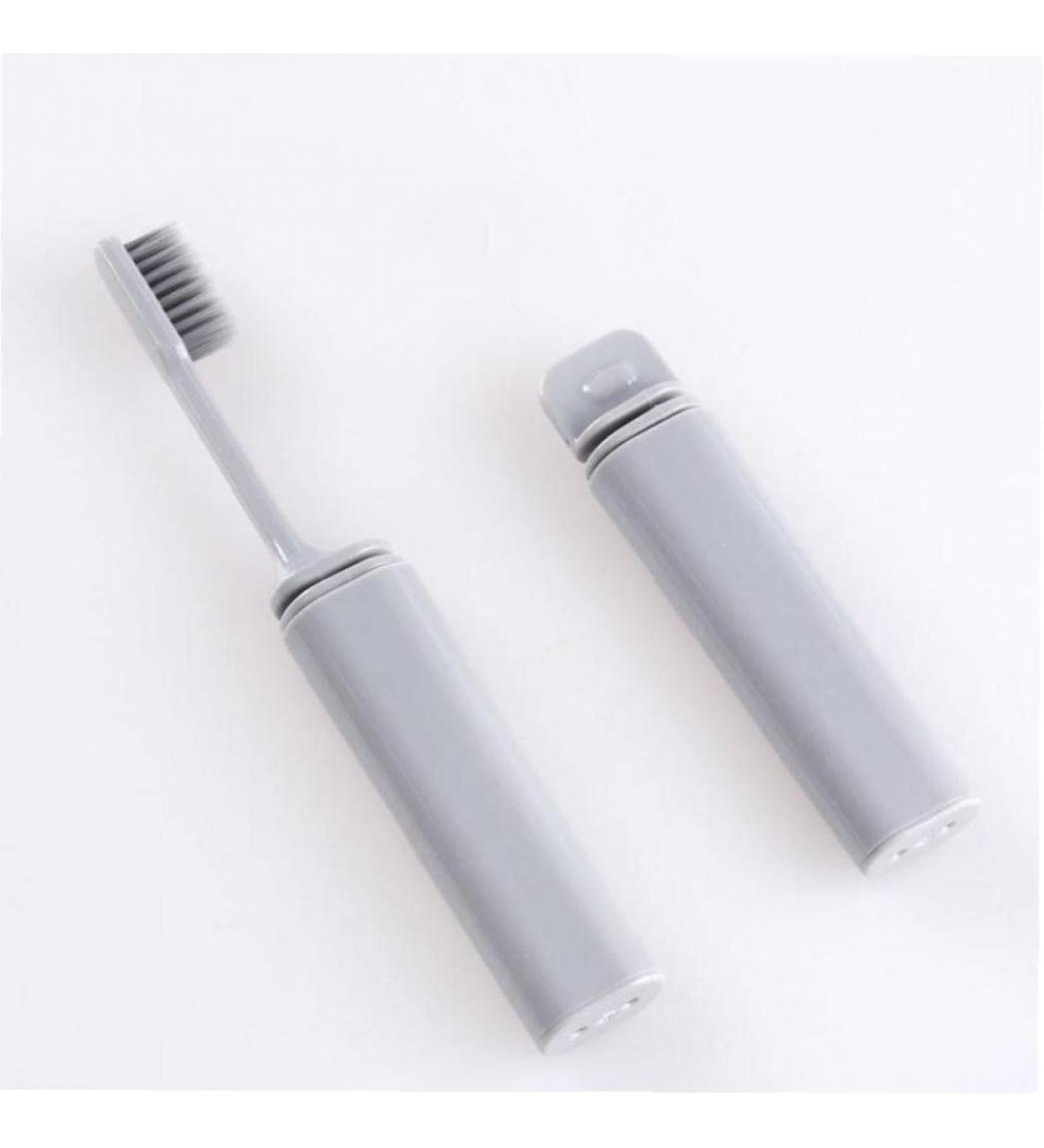 Foldable Portable Travel Toothbrush - Ideal for Camping & Hiking | Stylish & Compact Design for Adults - Buy Online on GoSupps.com