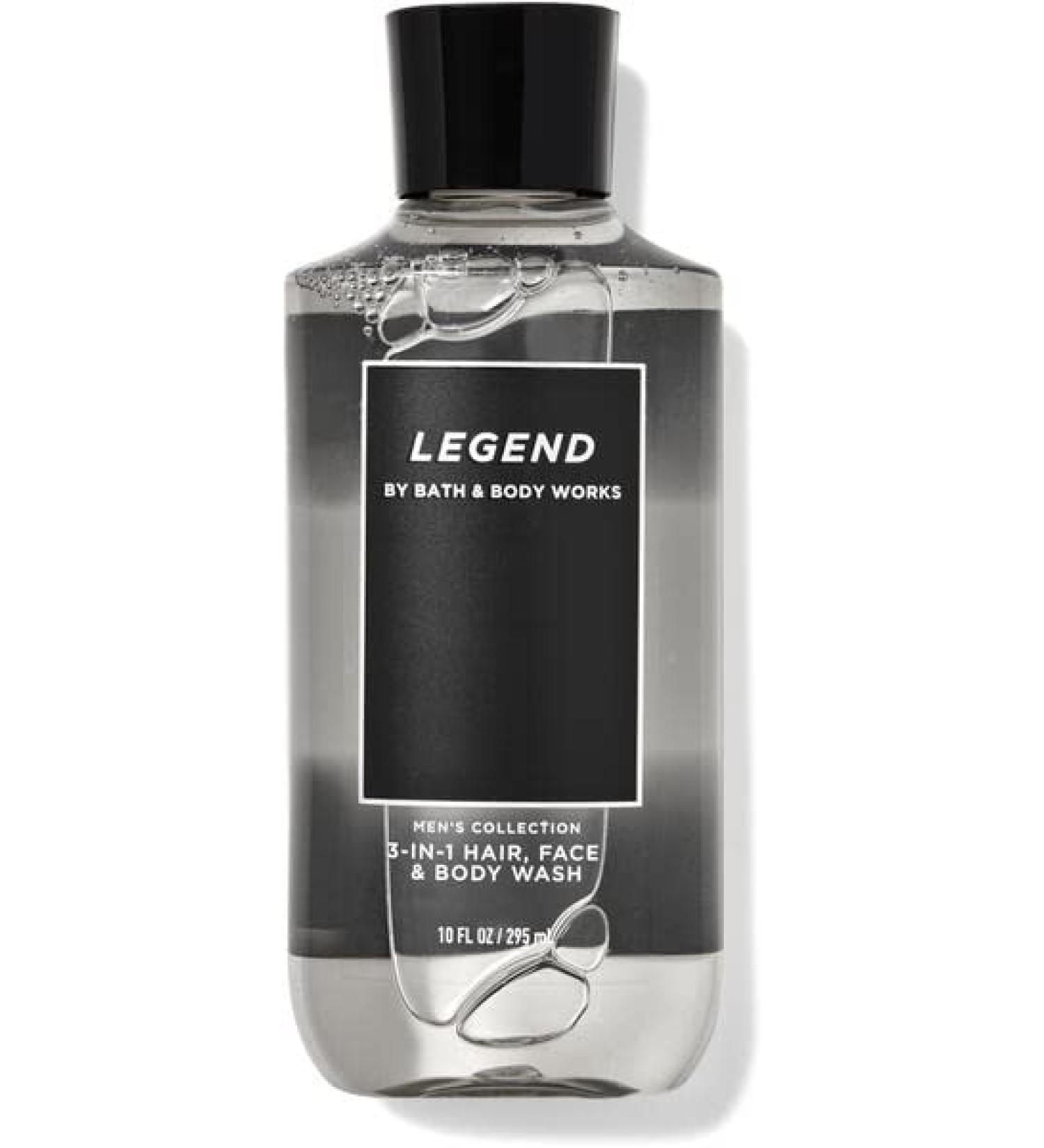 Legend 3-IN-1 Hair Face & Body Wash 10 fl oz / 295 mL