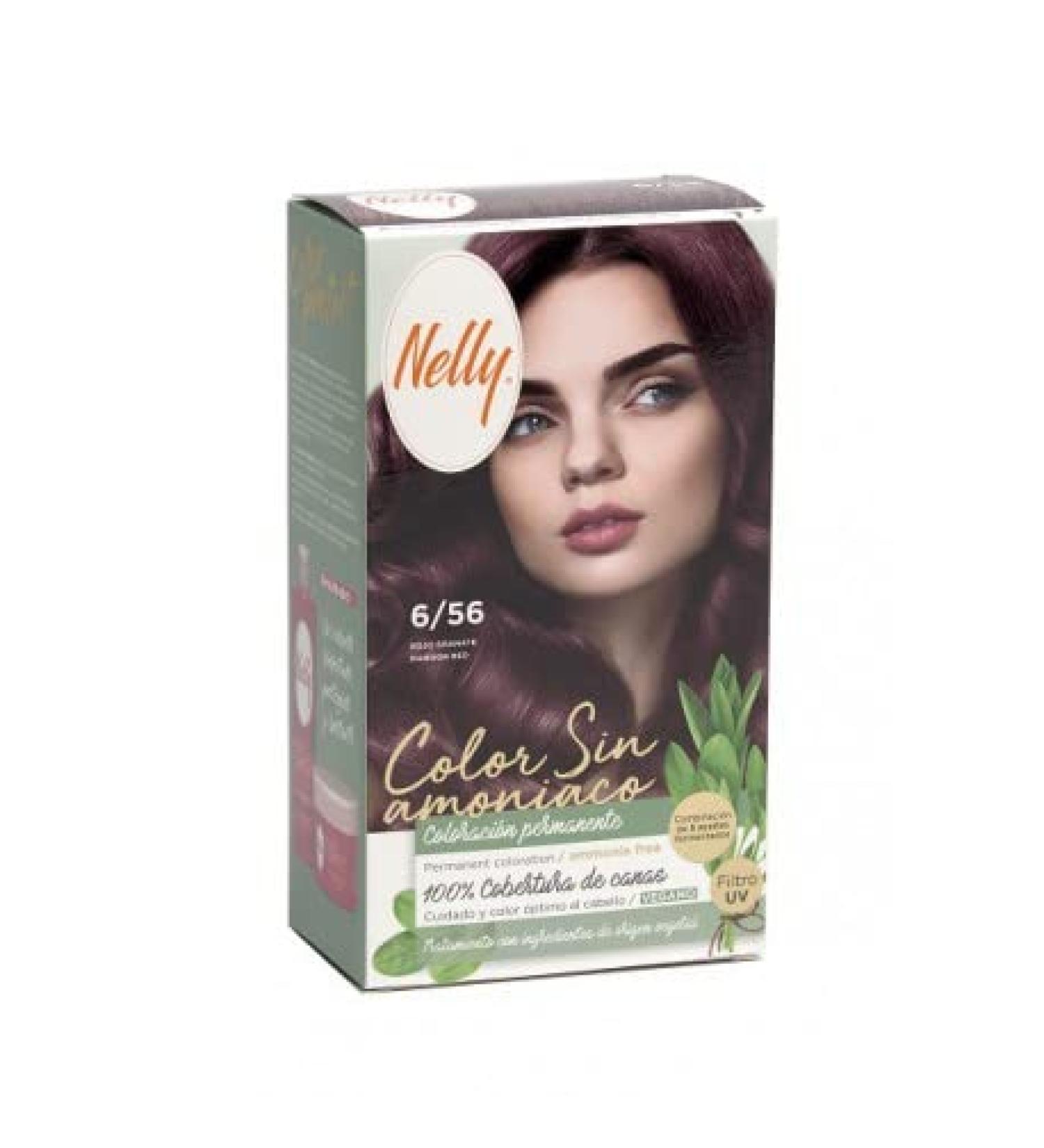 Set Tinte Nelly S/Amon 6/56 Rj Granate Soin des cheveux
