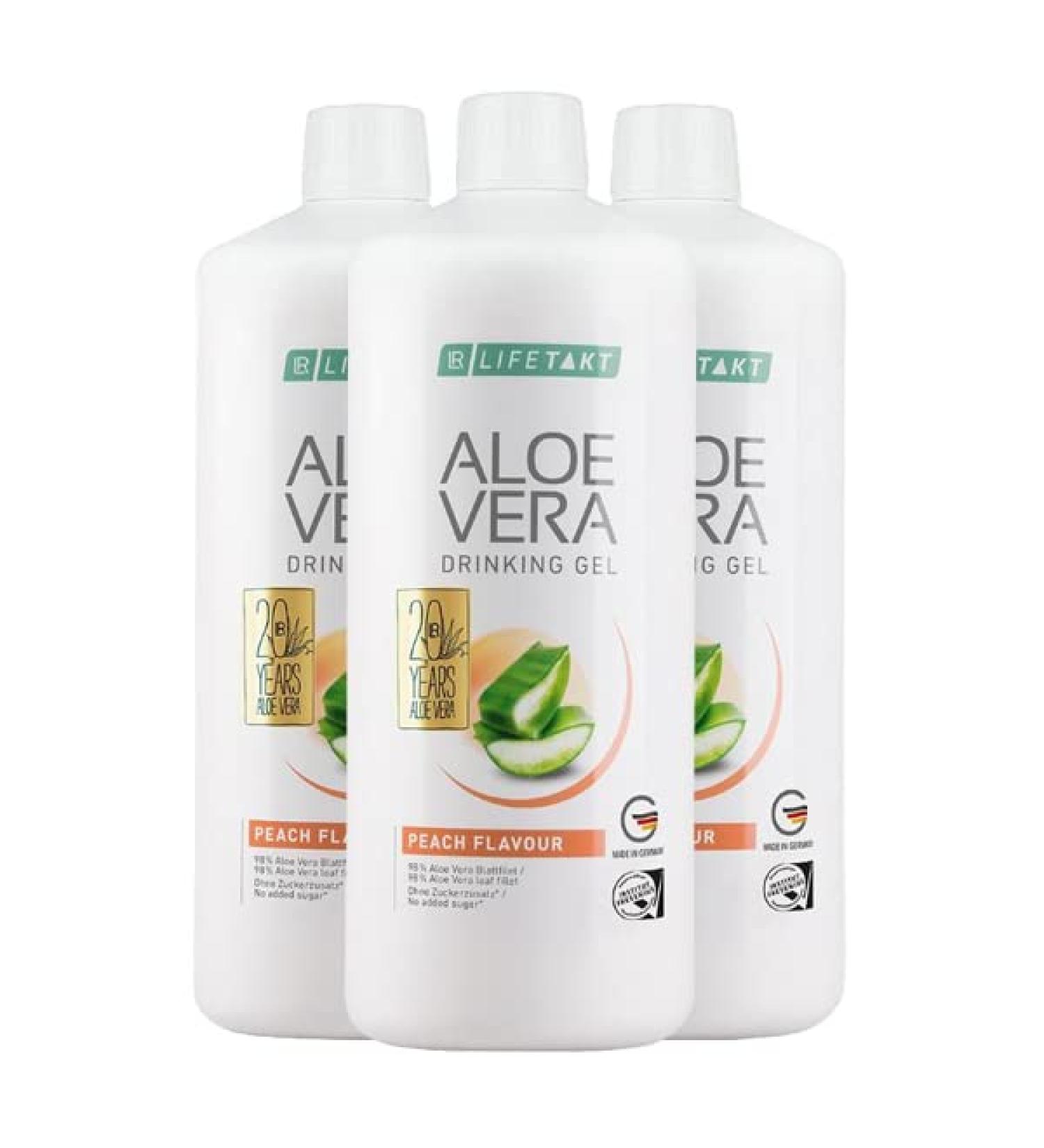 LR Aloe Vera Drinking Gel Peach 3 bottles (3000ml)