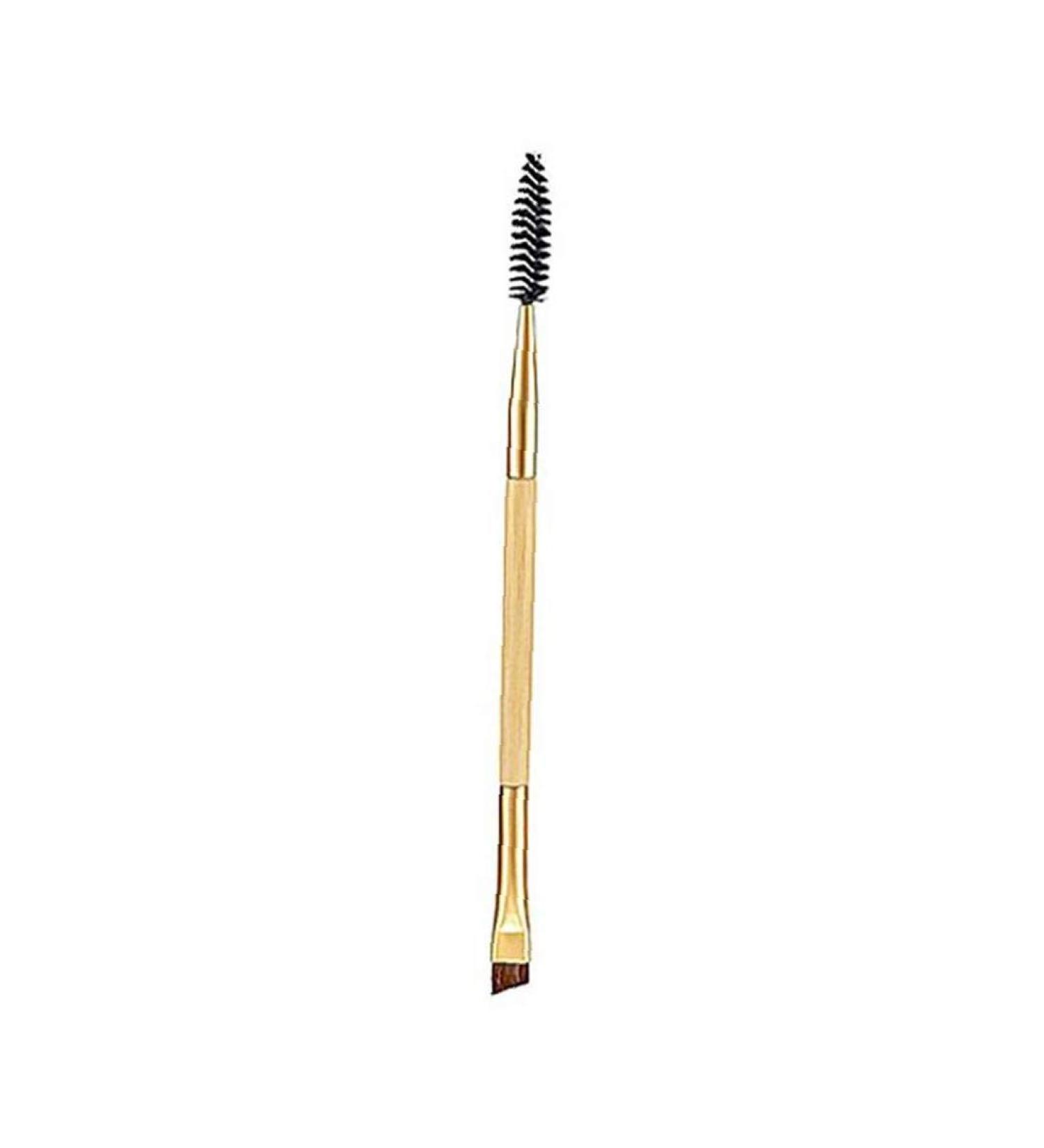 1pc Bamboo Handle Duo Eyebrow Brush Eye Brow Brush and Mascara Brush Eyebrow Comb Makeup Tools for Female Girls - Buy Online on GoSupps.com