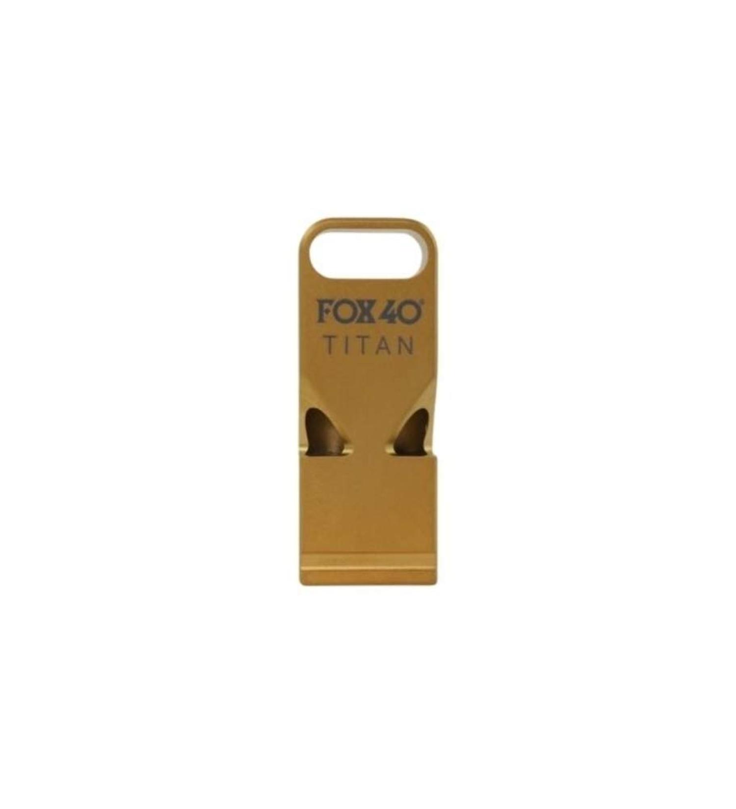 Buy Fox 40 Titan Premium Two-Tone Titanium Pipe Gold - International Shipping Available - Buy Online on GoSupps.com