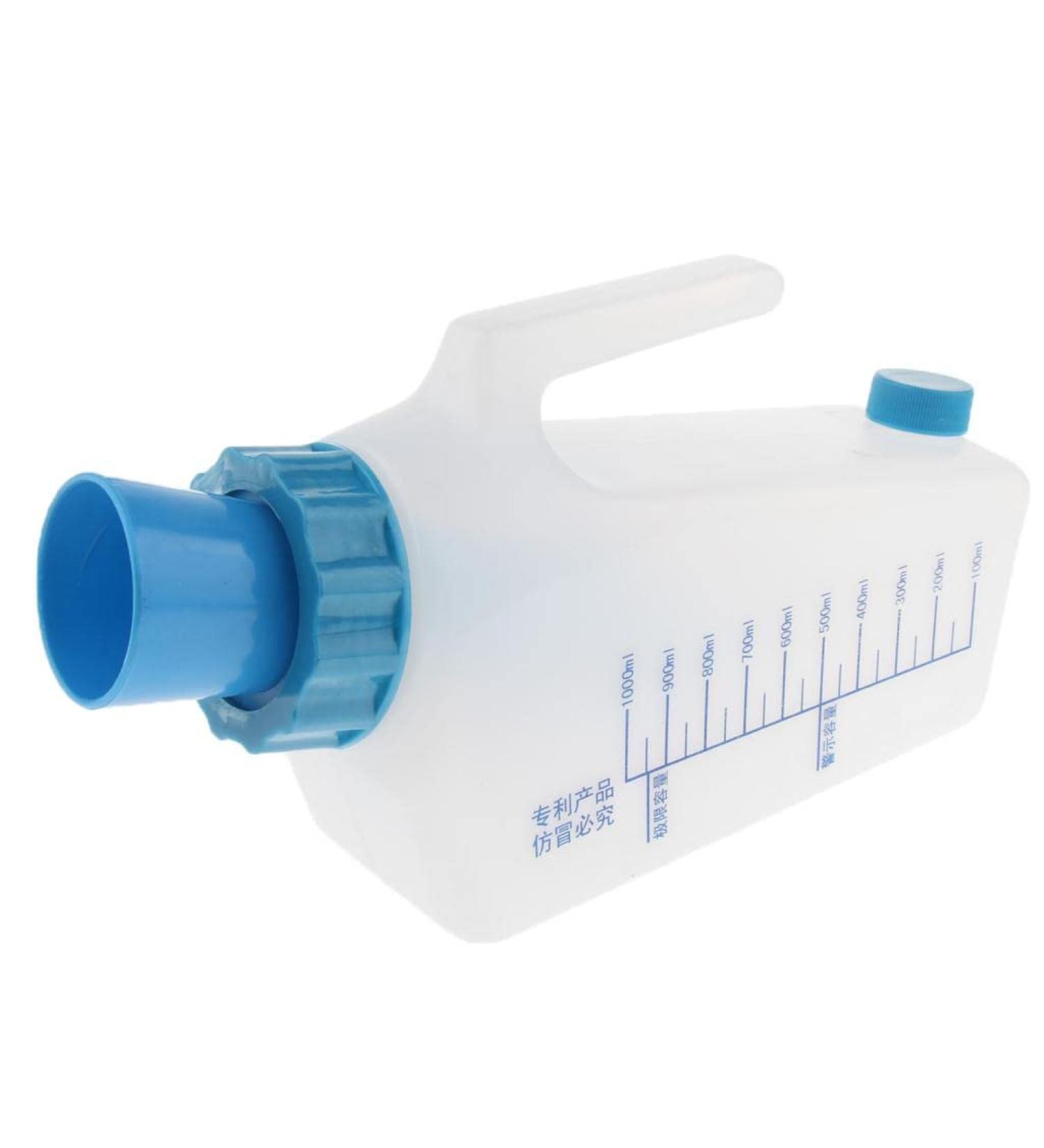 Reusable Male Kid Bed Pee Urinal Bottle Bag Collector 1000ml - Buy Online on GoSupps.com