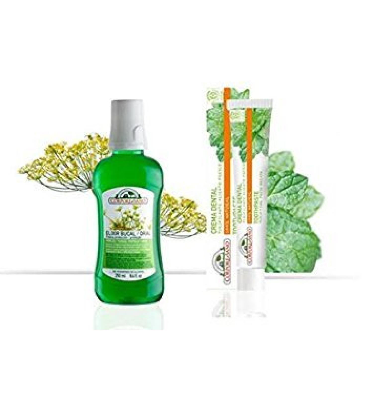 CS Natural Oral Care Set Elixir Mouthwash 250ml & Total Protection Toothpaste 75ml Elixir Mouthwash + Purifying Toothpaste