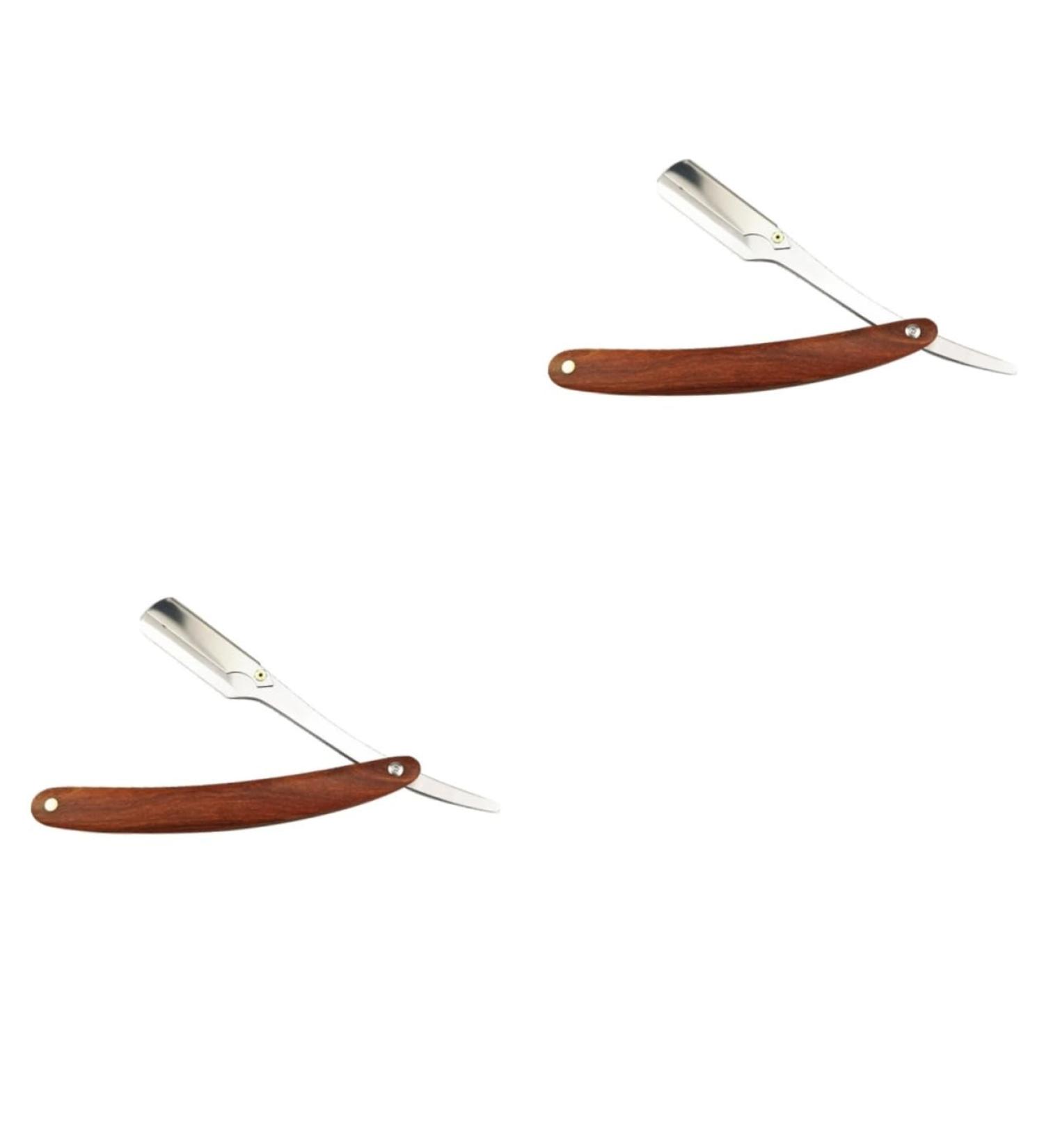 Minkissy Men's Collapsible Razor - Double Cutting Edge Face Razor | Old Fashioned Metal Design & Strass Hat | Premium Quality International Shipping - Buy Online on GoSupps.com