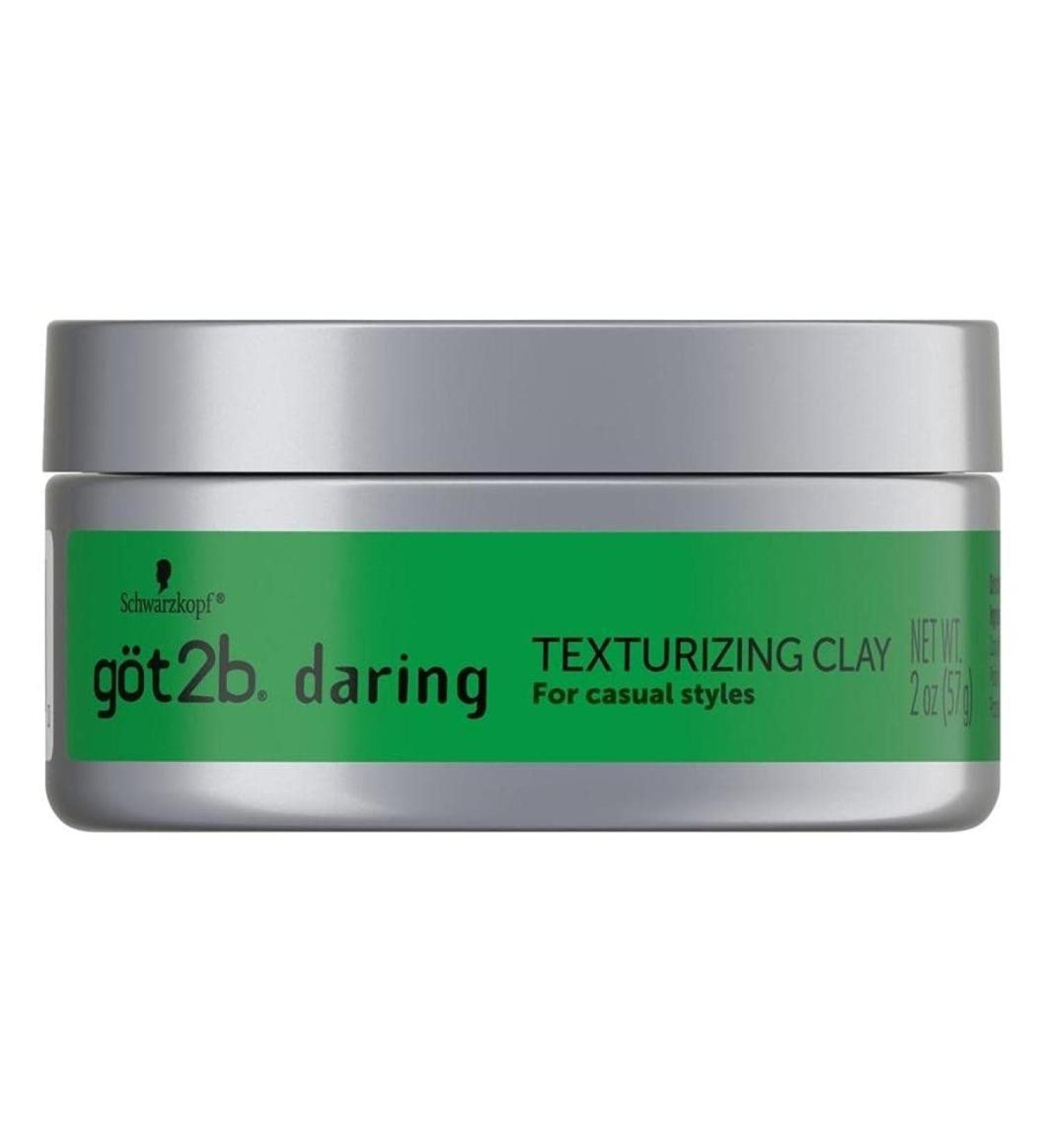 Got 2B Daring Texturizing Clay 2 Ounce (Pack of 2)