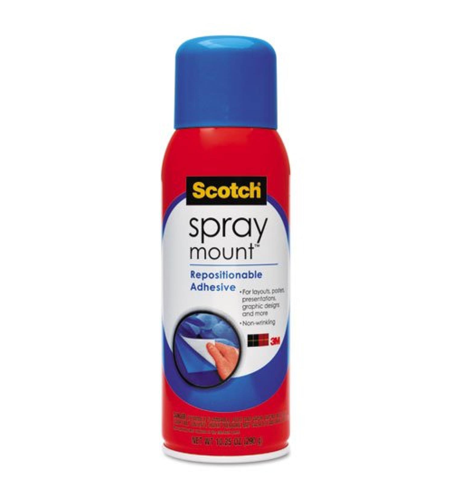 Spray Mount Artist's Adhesive, 10.25 oz, Repositionable Aerosol, Sold as 1 Each