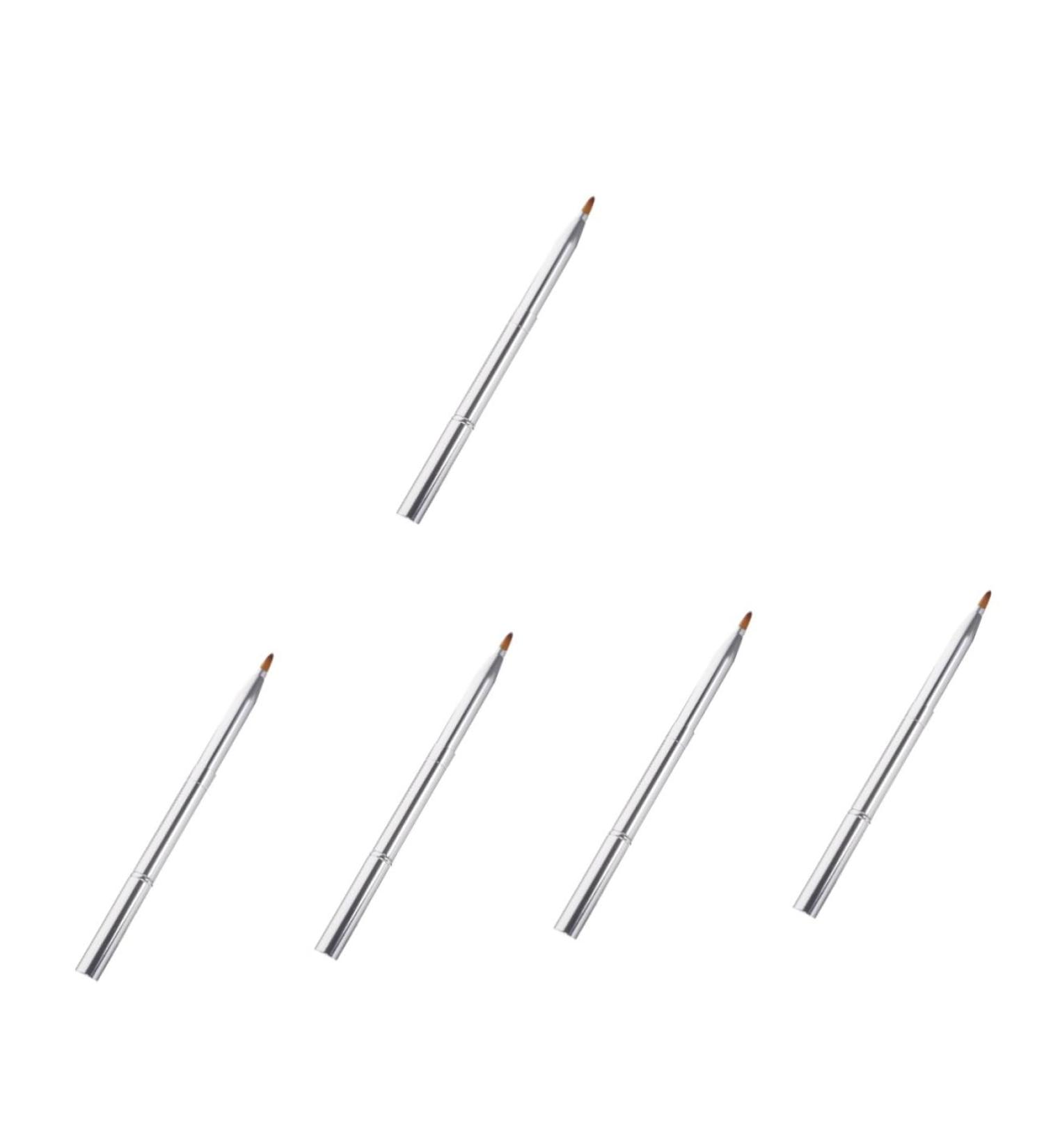 Buy Minkissy 5pcs Double Ended Lipstick Brush Set - Perfect Lip & Eyeshadow Applicators for Flawless Makeup | International Shipping Available - Buy Online on GoSupps.com