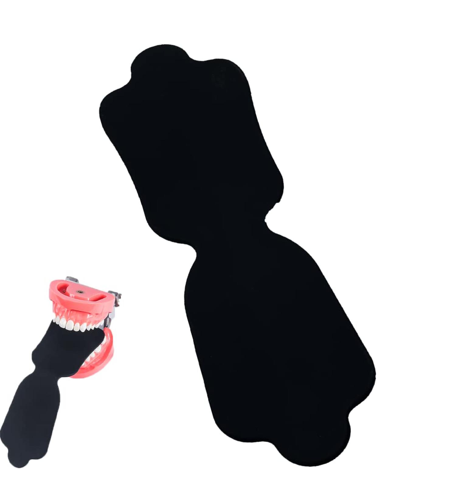 Premium Silicone Dental Photography Background - Black Contrast Board for Tooth Shoot - Bendable & Light-Absorbing - Buy Online on GoSupps.com