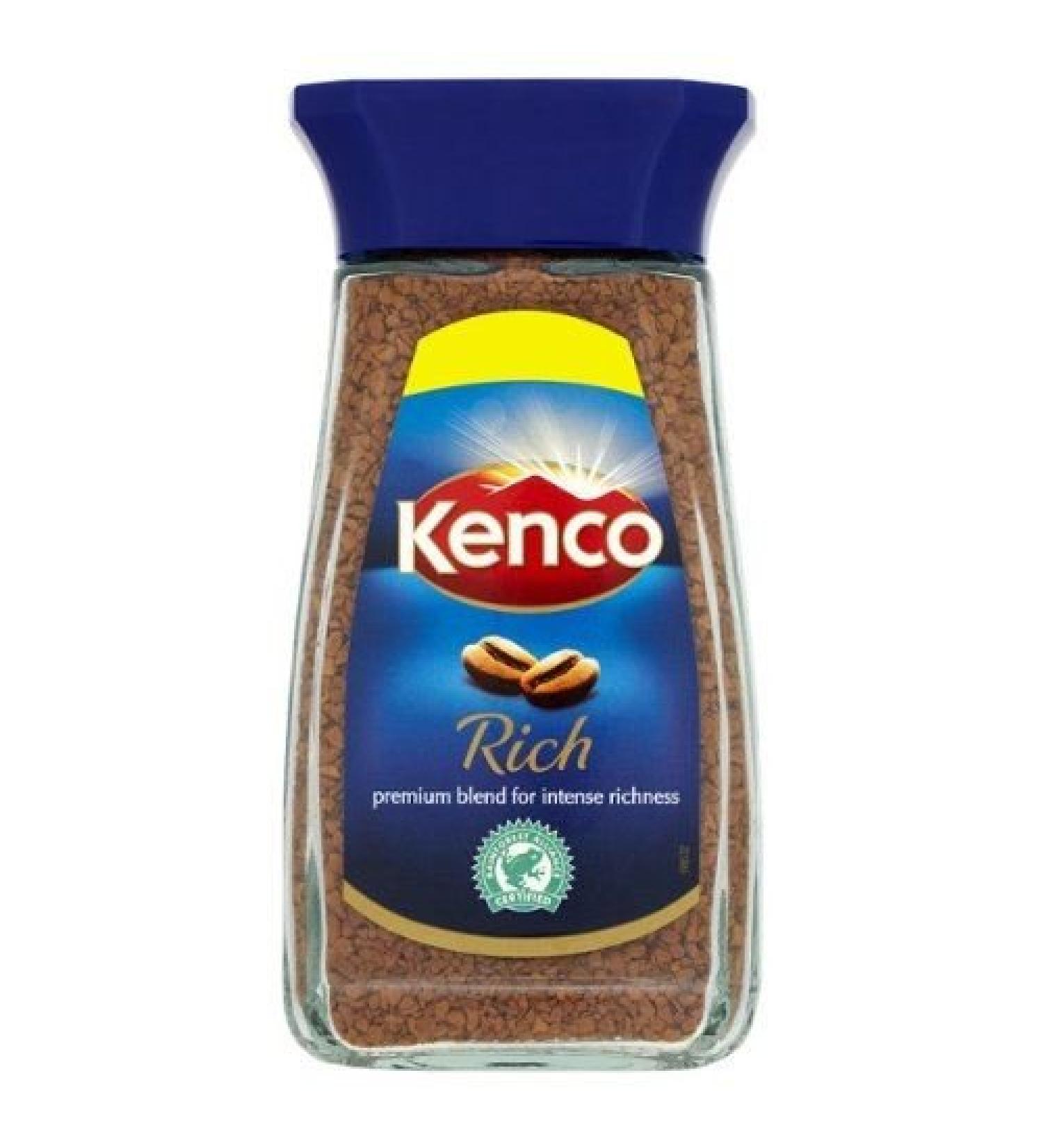 Kenco - Caf soluble Rich - torr faction pouss e - lot de 4 pots de 100 g