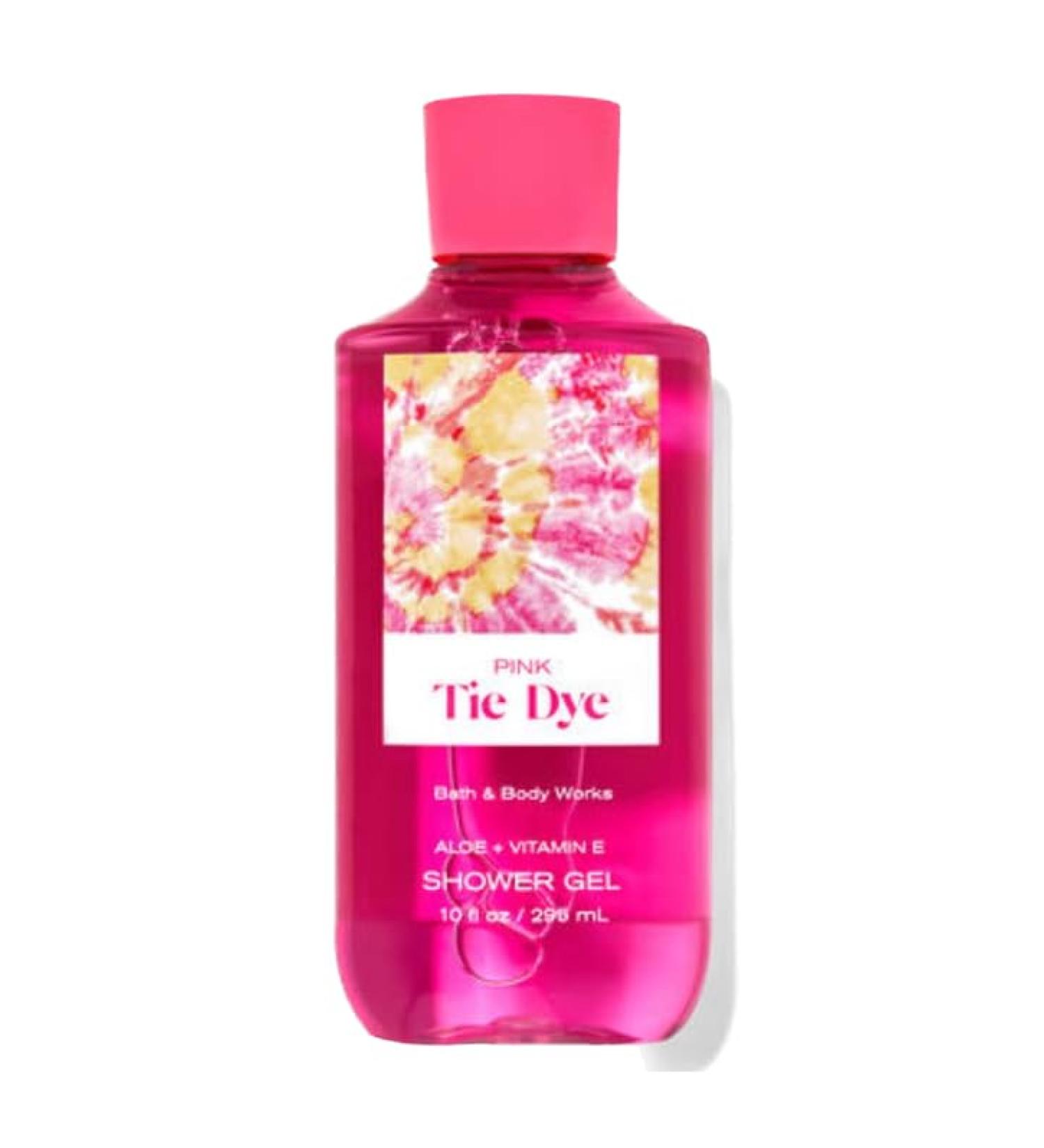 Bath & Body Works Pink Tie Dye Shower Gel 10 ounces