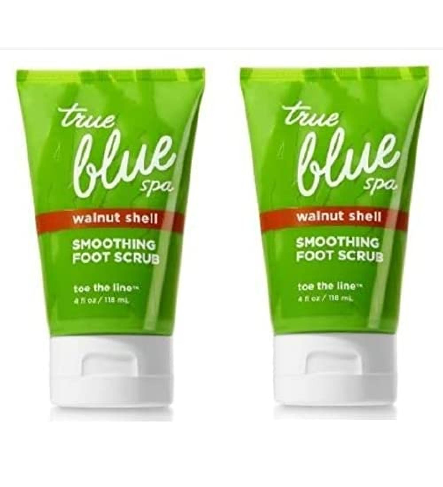 True Blue Spa 2 Pack Walnut Shell Smoothing Foot Scrub. Toe the line. 4 Oz