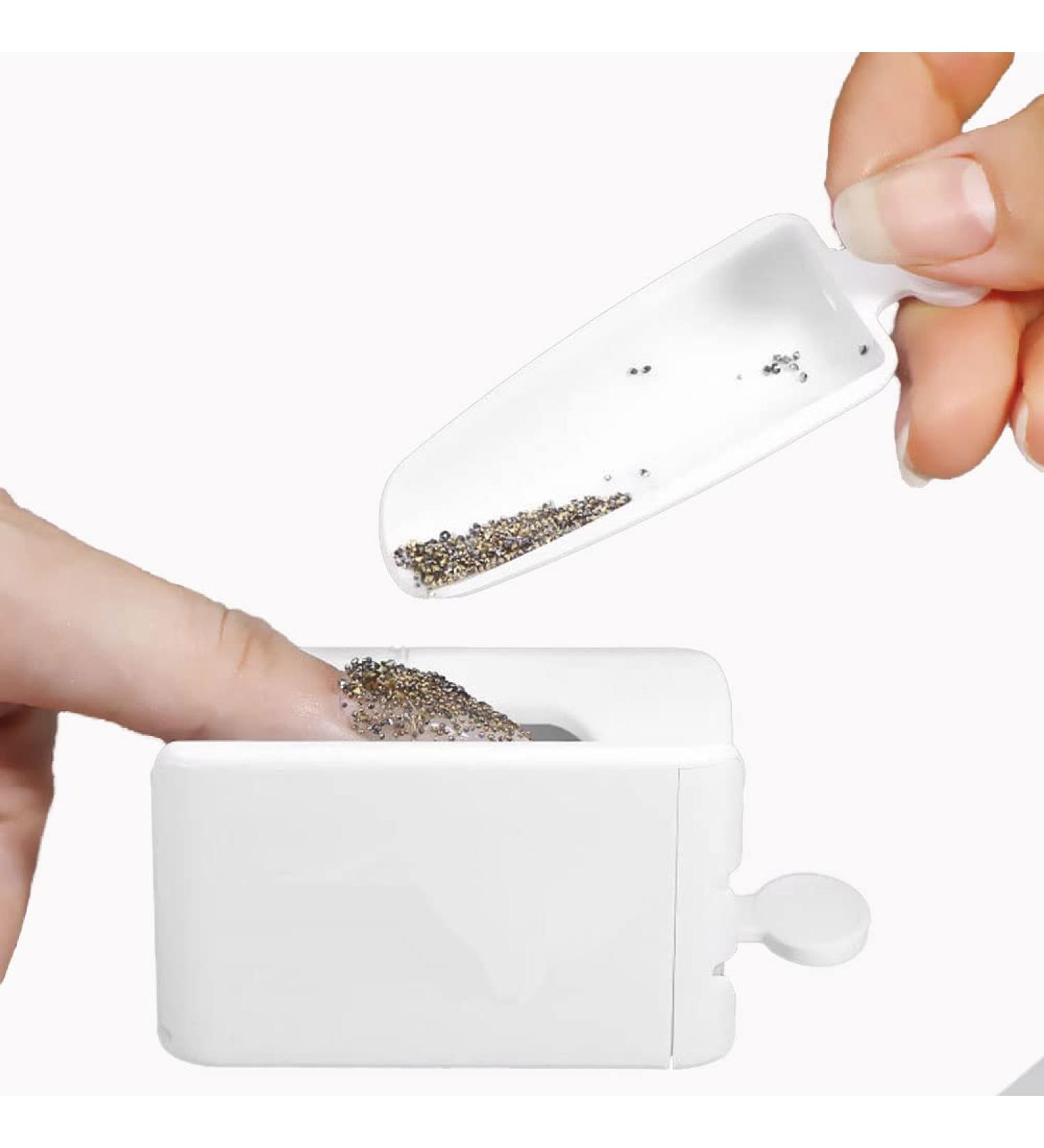 Nail Powder Recycling Box | Dipping Powder & Glitter Storage Tray for Easy Cleanup - Buy Online on GoSupps.com