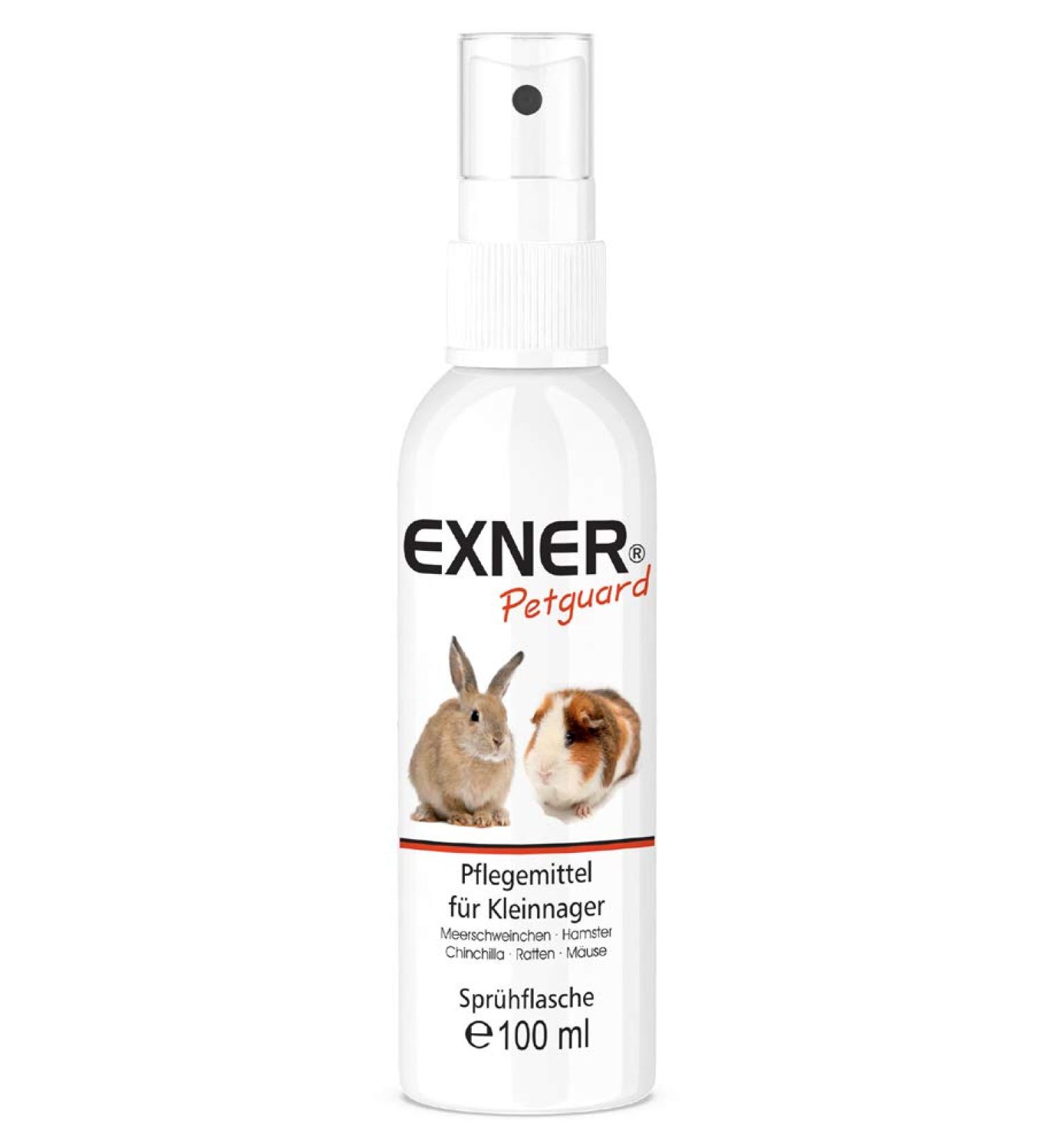 Exner Petguard Animal Care for Rodents - Natural 100ml Spray for Itching Hair Loss Inflammation Parasites & Mites - Buy Online on GoSupps.com