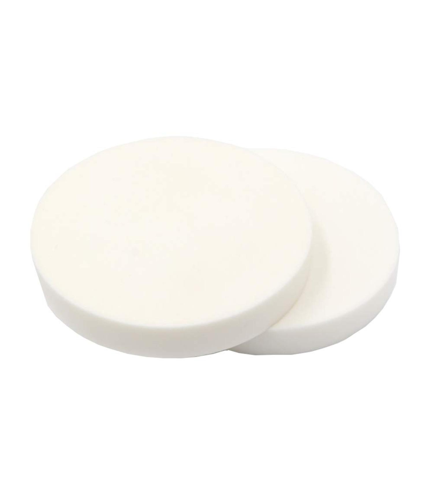 JIHUOO 6 Pieces White Round Makeup Sponge Set - Foundation Blender & Powder Puff for Flawless Application - International Shipping Available - Buy Online on GoSupps.com