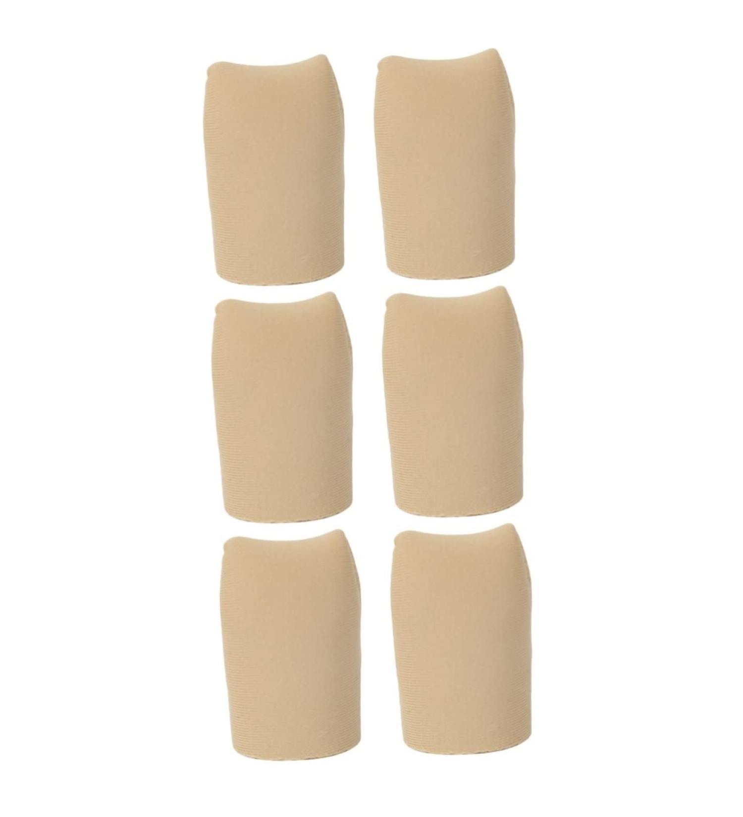 Healeved 6 Pcs Silicone Toe Sleeves - Toe Scuffs & Covers Set - Elastic Gel Foot Caps for Sports - 2.5x4cm Size - Pack of 6 - Buy Online on GoSupps.com