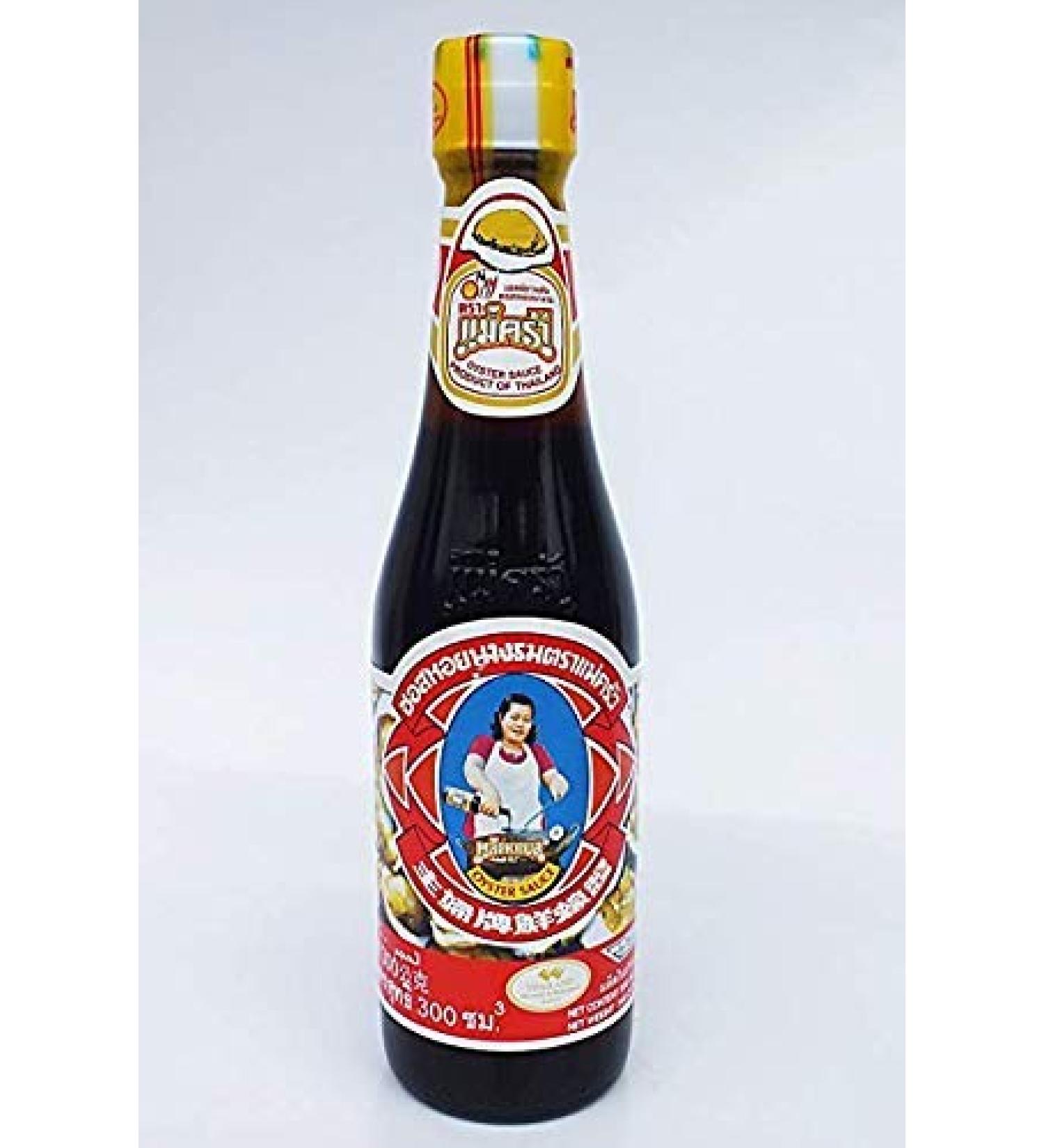 Maekrua Thai Oyster Sauce 11 oz bottle (Pack of 3)