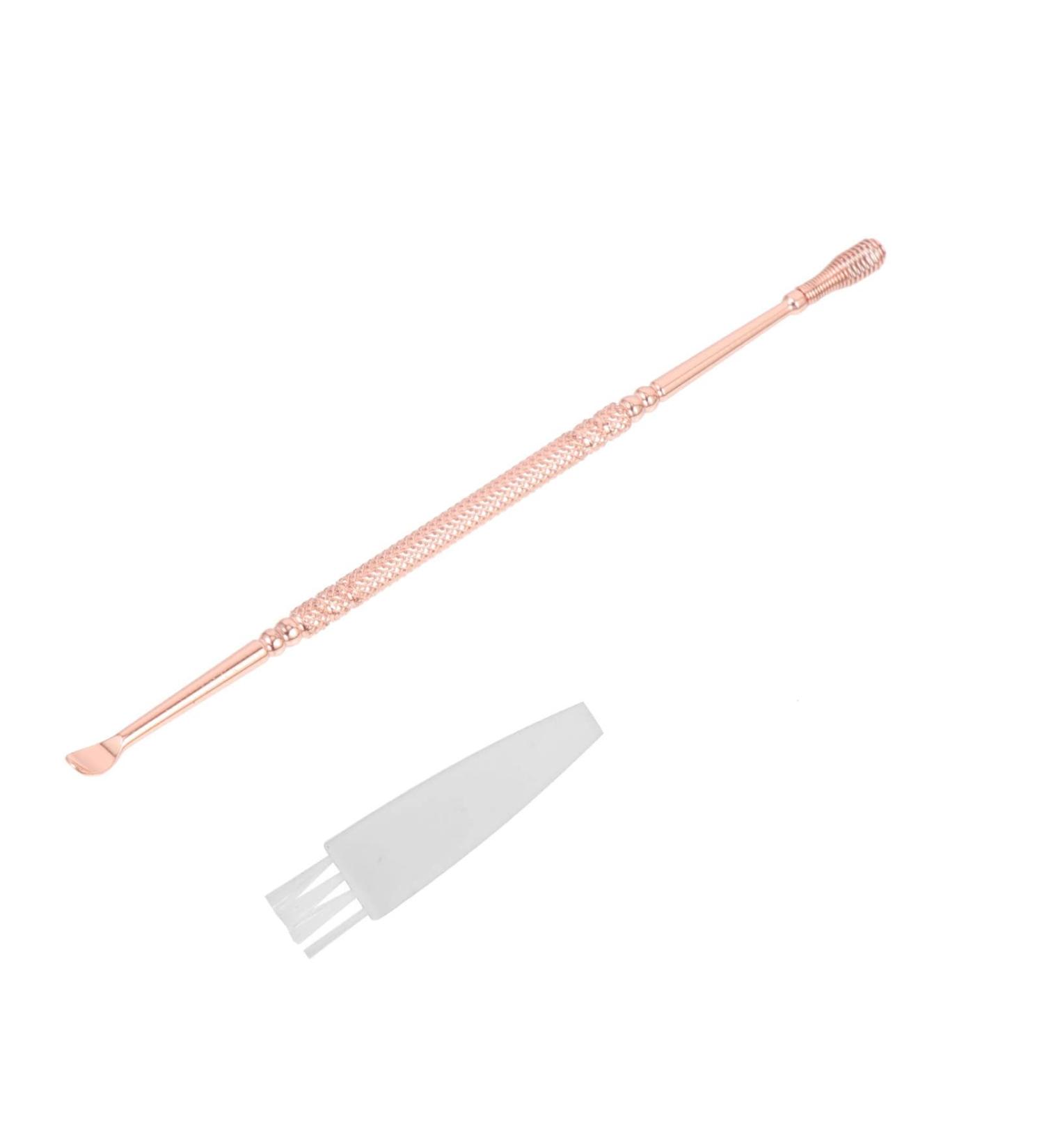 Healeved Spiral Ear Picker - Stainless Steel Ear Spoon & Ear Wax Removal Tool | Rose Gold Screw Back Earring - Ear Cleaner Accessory - Buy Online on GoSupps.com