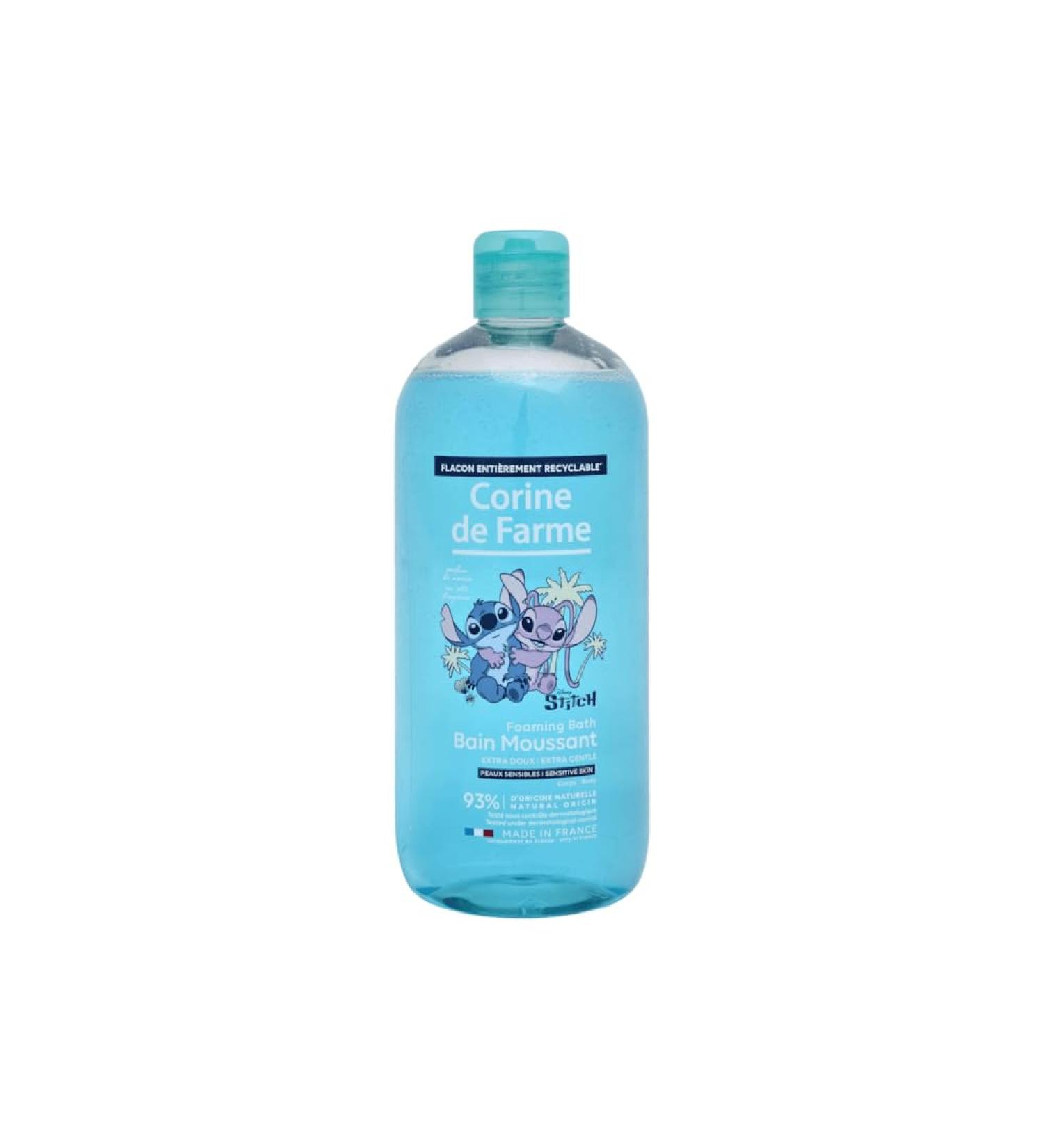 Corine de Farme Corine de Farme - Disney Stitch Bubble Bath - Shower Gel Sea Salts for Children from 3 Years - Clean Beauty Formulation 100%