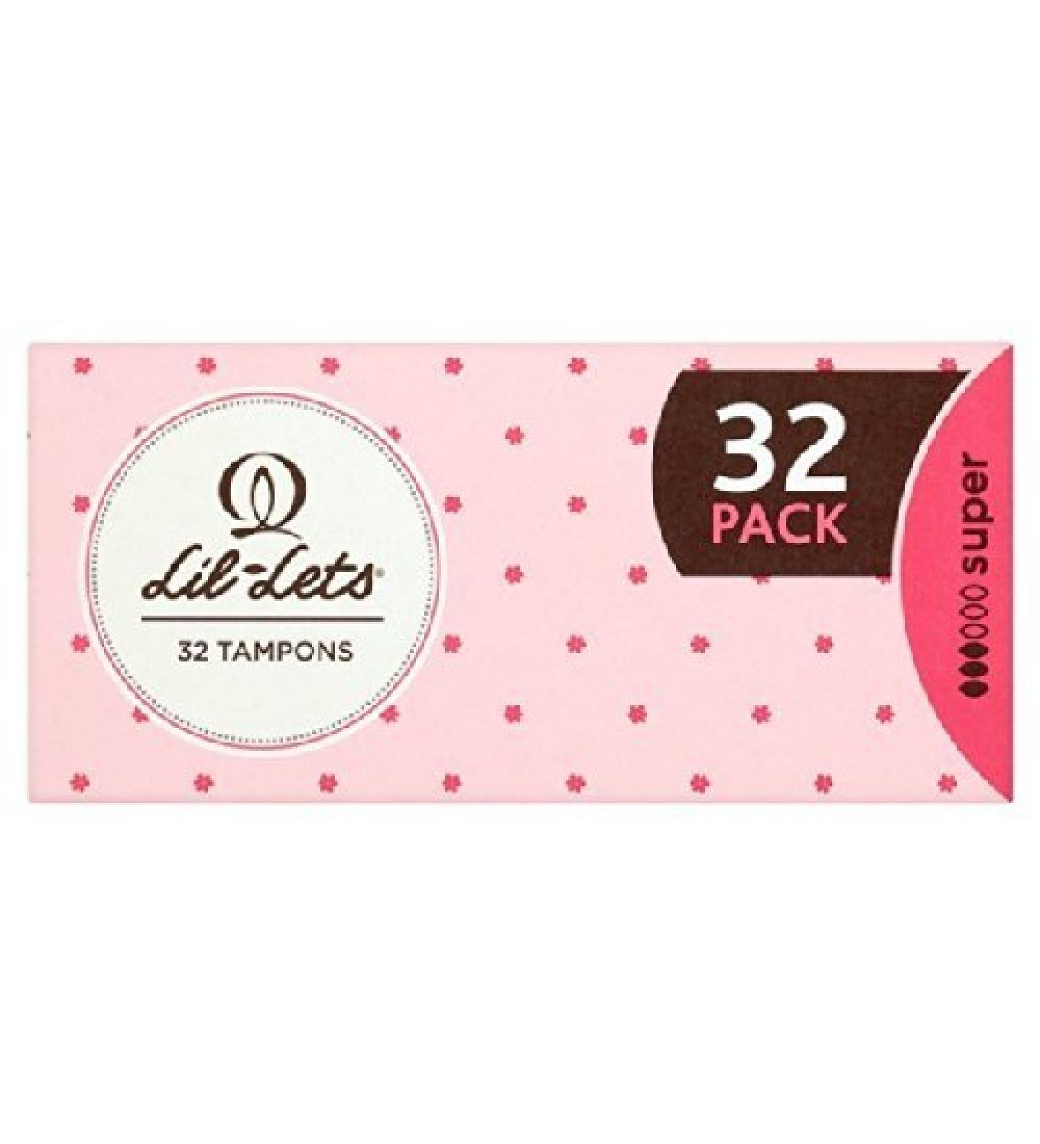 Lil-lets Super Tampons 32 pPack by Lil-Lets