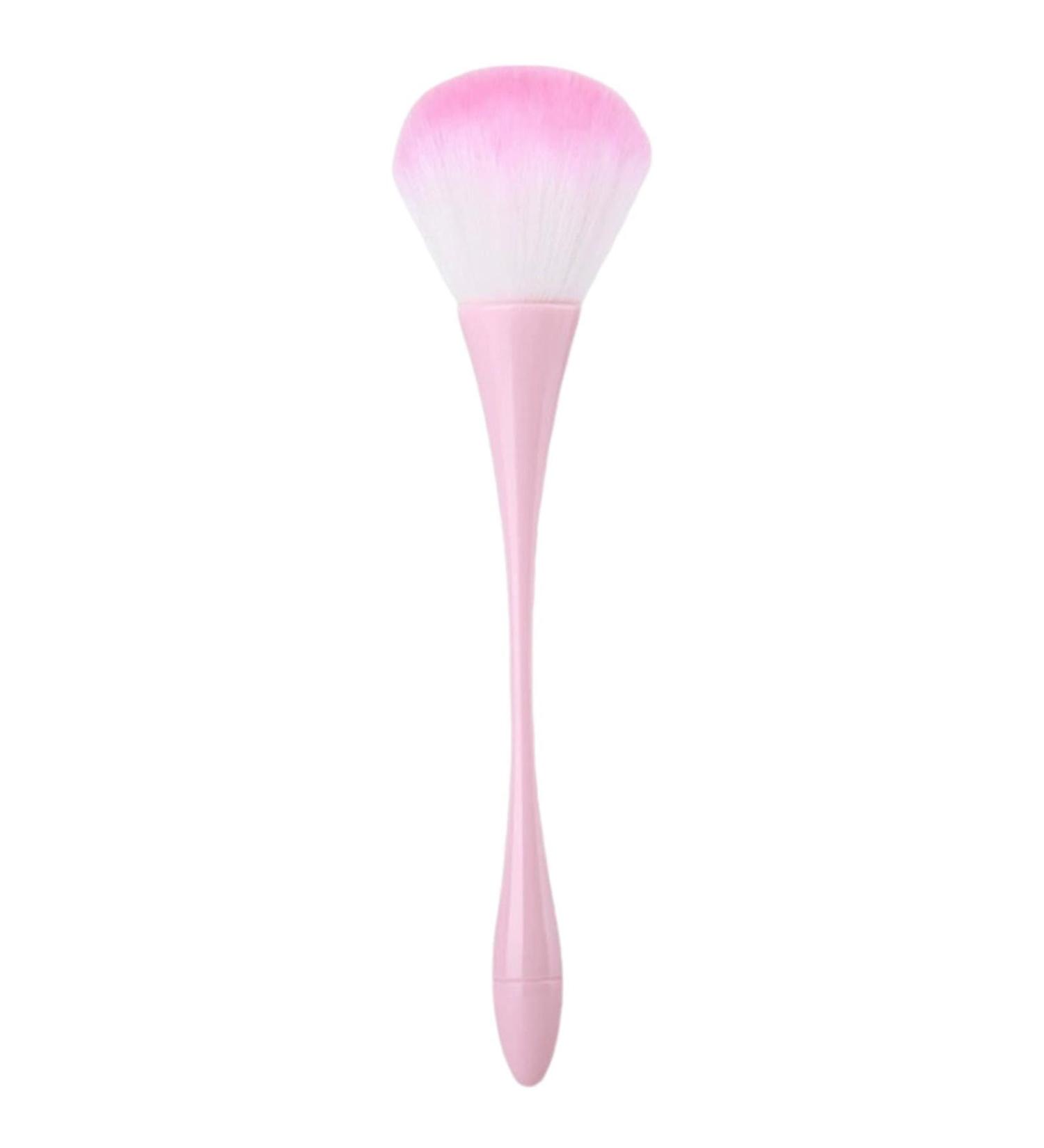 Jomewory Powder Makeup Brush | Blush Makeup Brush with Slim Waist Face Makeup Tool Nail & Cosmetic Brushes for Large Coverage Loose Powder Bronzer pink - Buy Online on GoSupps.com
