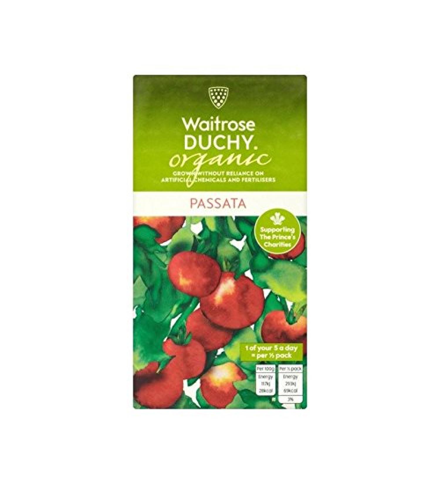 Duchy Waitrose Passata Bio 500g - Lot de 4