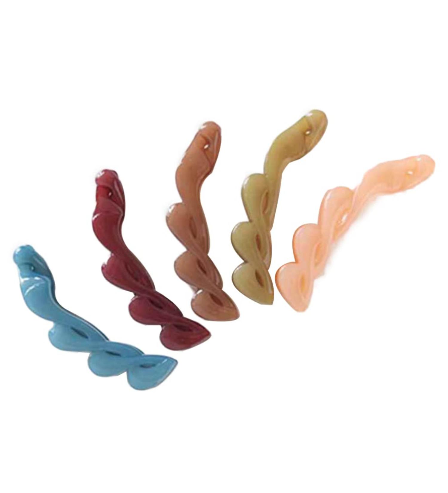 Buy Ifundom Banana Clips - 5 Pack Hair Clamps for Thick Hair | Well-Holding Ponytail Holders in 5 Colors for Girls & Women - International Shipping - Buy Online on GoSupps.com