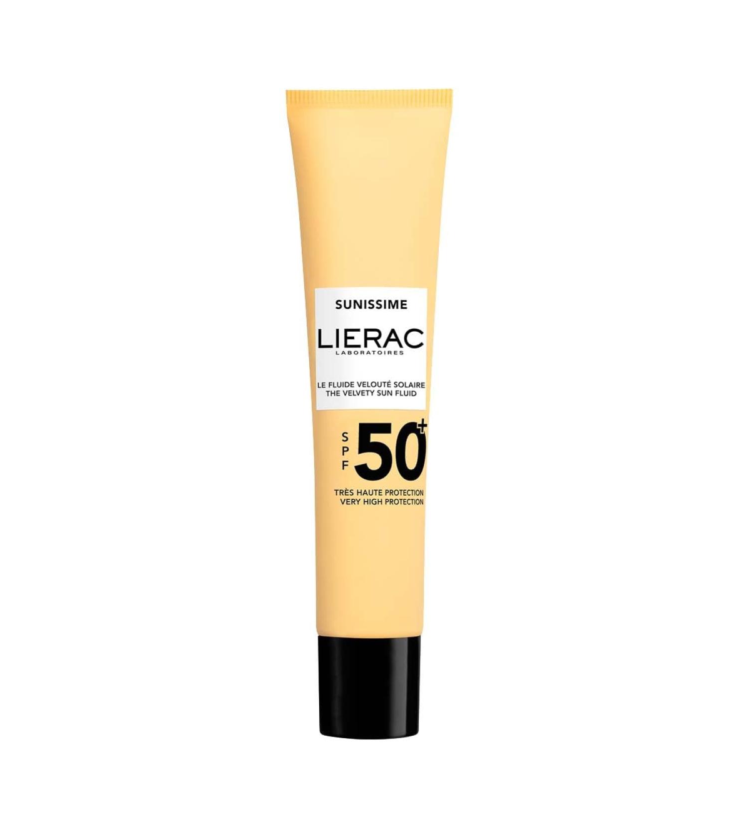 Lierac - Sunissime - Global Anti-Aging Velvety Sun Fluid SPF50+ 40ml - Facial Sun Care - Protects - Anti-Aging - Sublime - Non-greasy texture - non-sticky - traceless