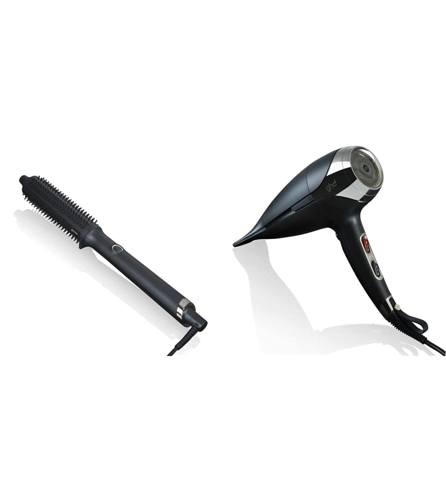 ghd Rise Volumising Hot Brush 32mm Barrel + Helios Hair Dryer (Black) - Achieve Full-Length Body & Volume - Buy Online on GoSupps.com