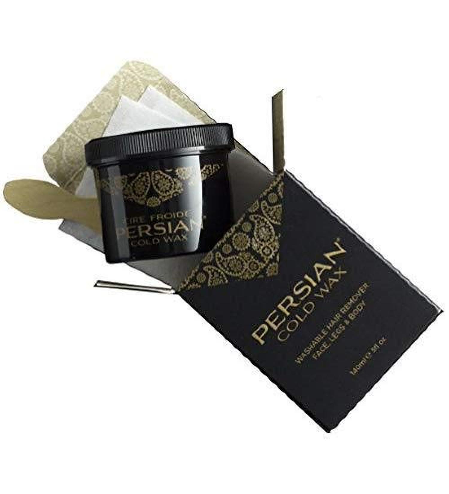 Persian Parissa Cold Wax Hair Remover Kit - Small 5oz (140ml) - Buy Online on GoSupps.com