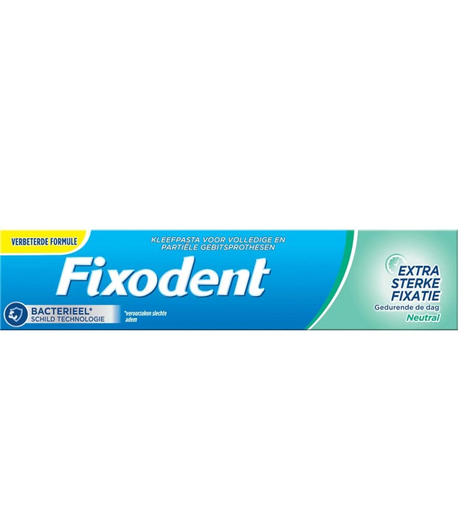 Pack of 3 - Fixodent denture adhesive cream - Neutral - 47g