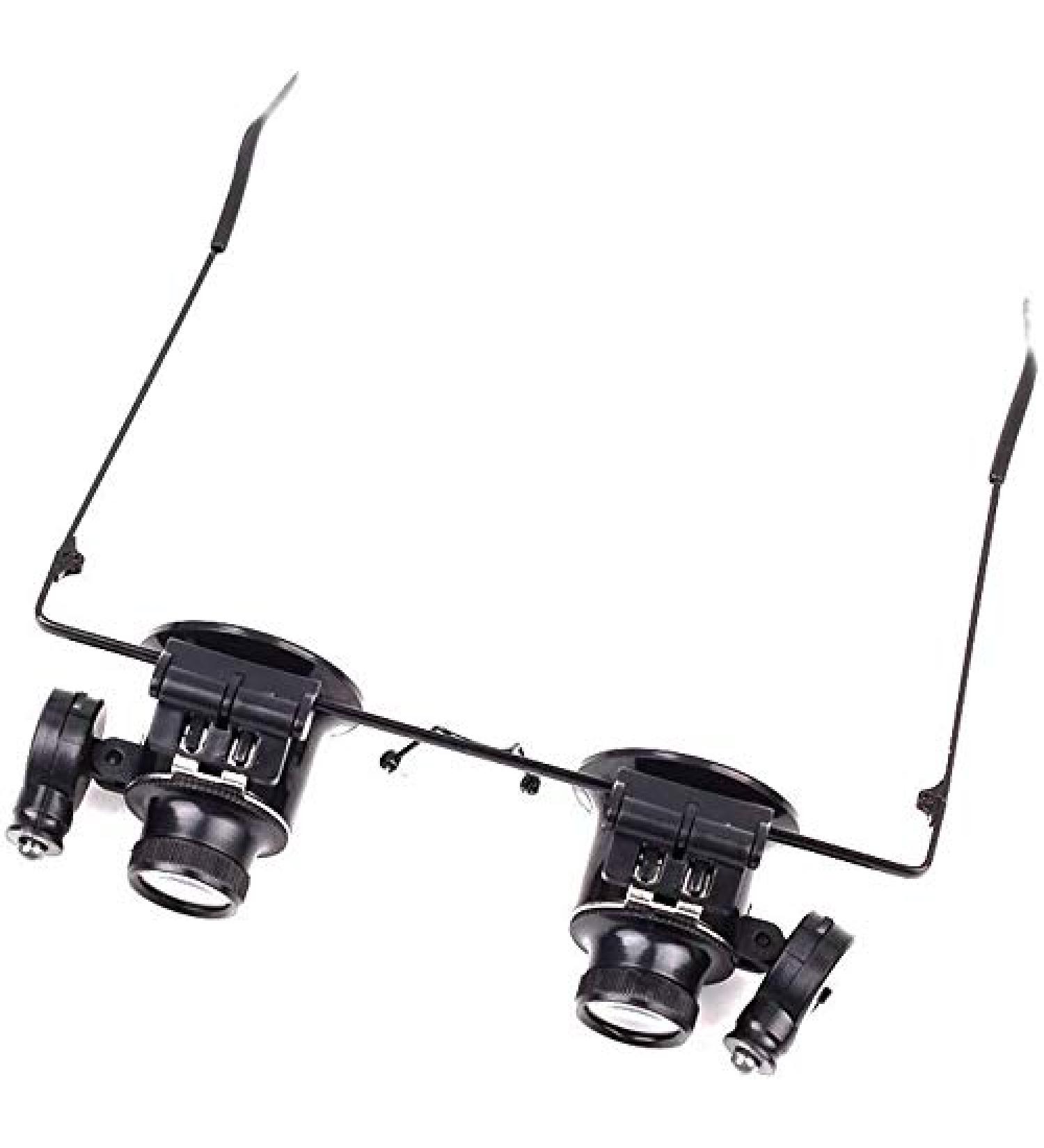 Magnifying Glasses Educational Hobby Magnifiers Glasses-Type Magnifying Glass with Lamp High-Time Clock Circuit Board Repair Antique Jewelry Identification Magnifying Glass Monocular Comfortable - Buy Online on GoSupps.com