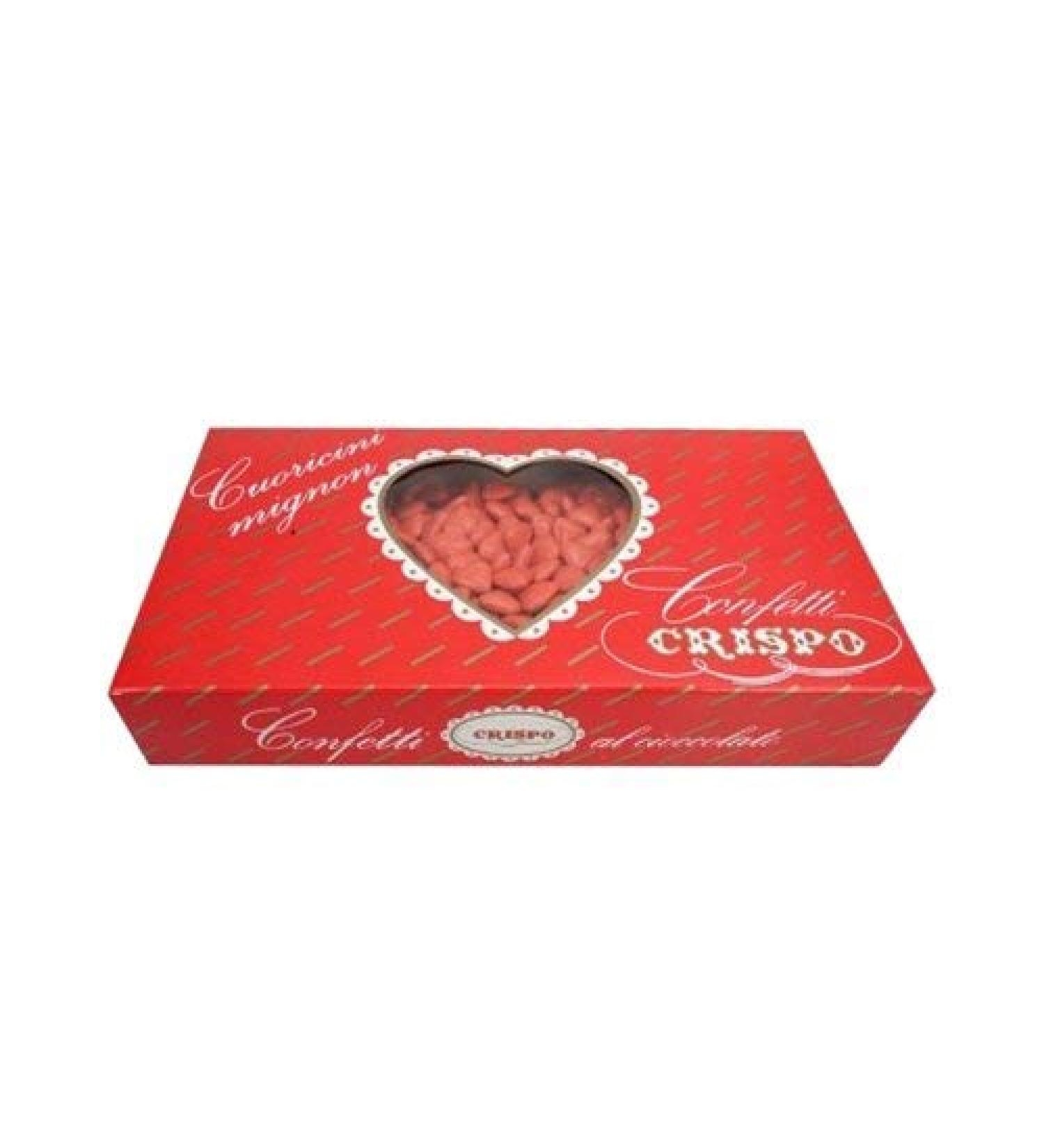 CRISPO Crispo Sweet Hearts Sweet Red Chocolate Melting 1 kg