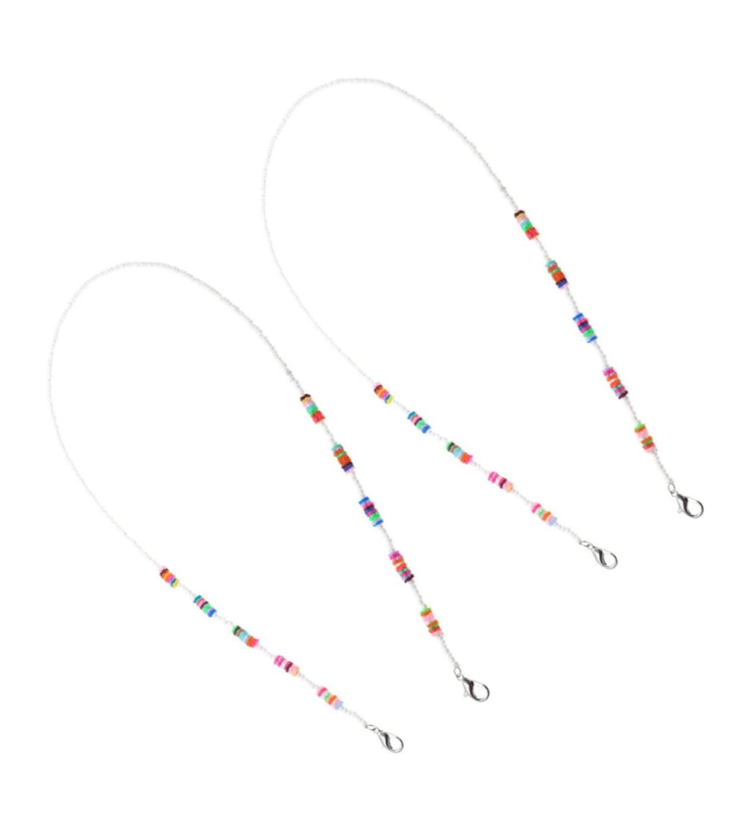 Marmerdo 2-Pack Anti-Drop Chain for Children's Glasses & Masks - Soft Ceramic Lanyard for Daily Use - Buy Online on GoSupps.com