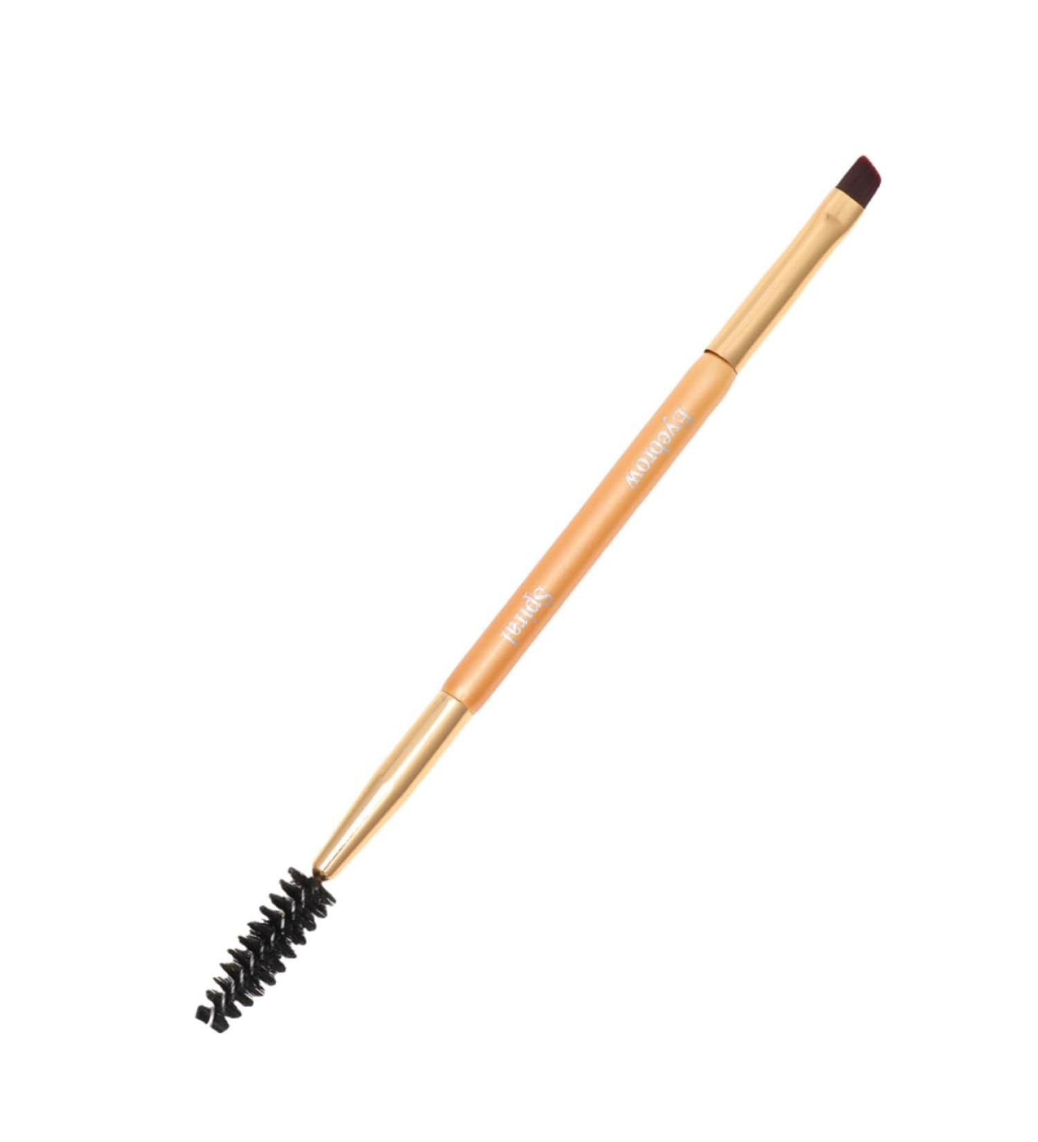 FOMIYES 3pcs Professional Eyebrow Brush Eyelash Comb Eyebrow Brush Angled Makeup Brush Eyelash Brush Golden - Buy Online on GoSupps.com