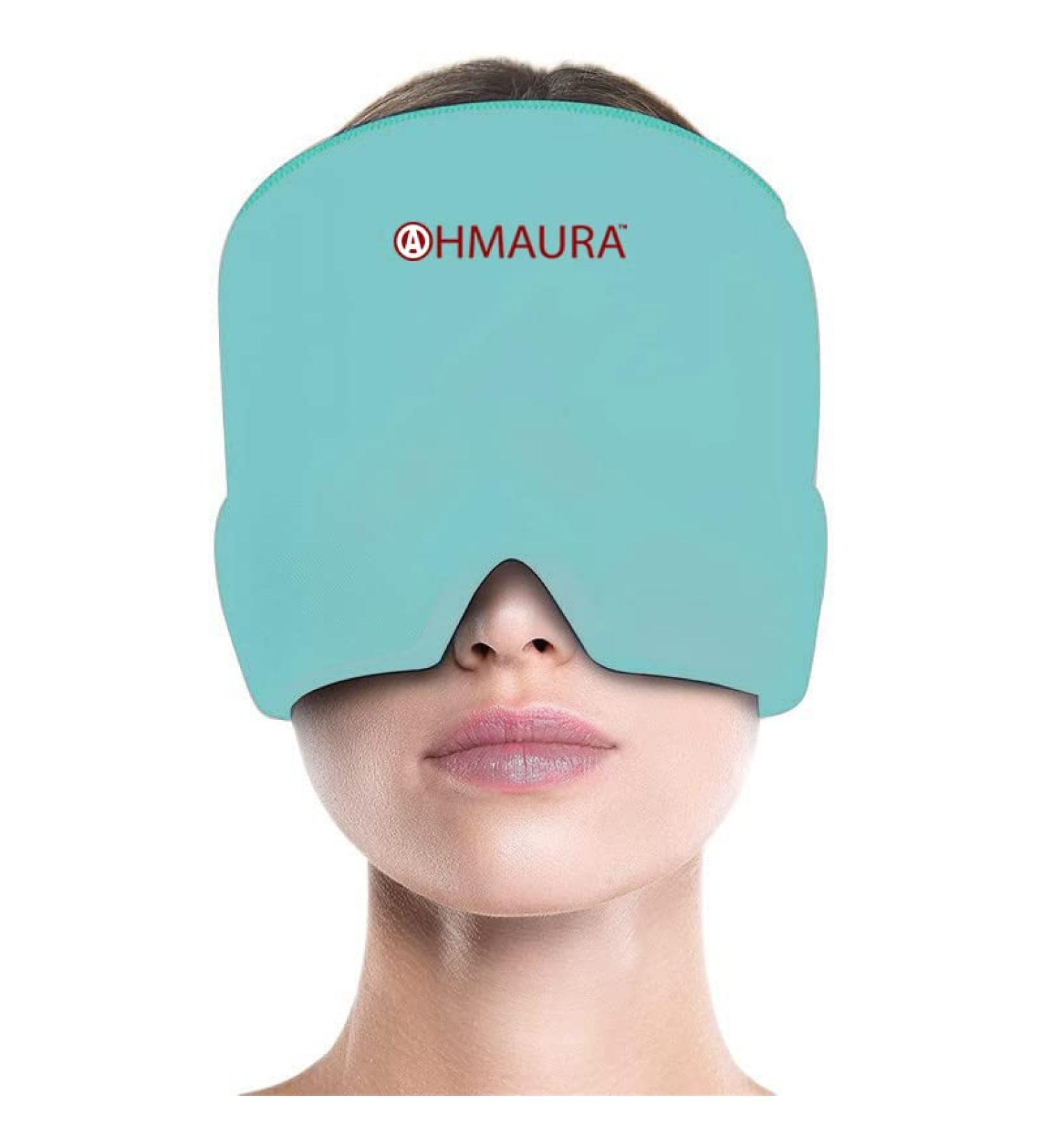 OHMAURA Headache Relief Cap for Migraine, Puffy Eyes, Sinus & Stress - Odorless Premium Branded - Blue - Buy Online on GoSupps.com