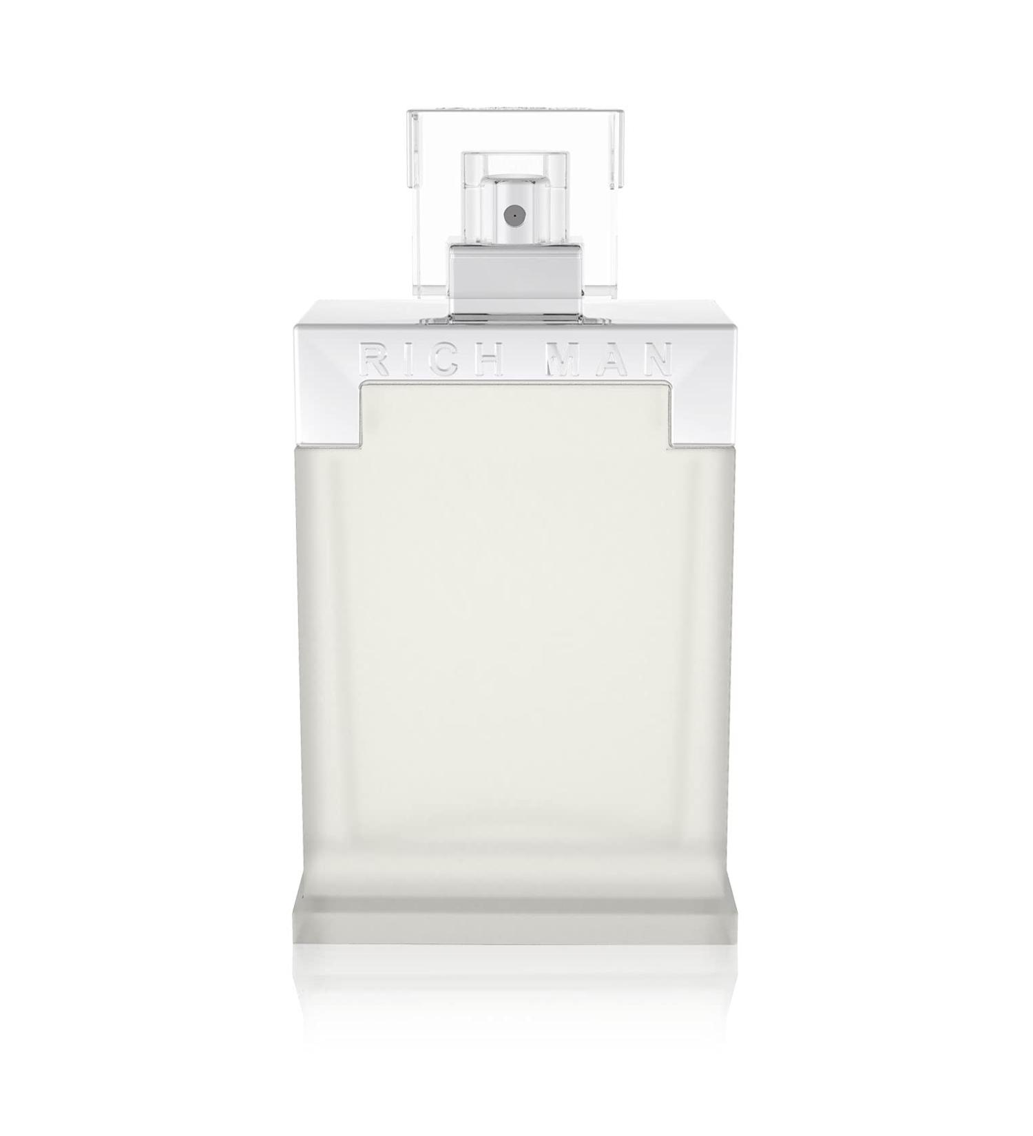 Rich Man Aqua 3.3 EDT 100 ml Men Floral Fresh Lavender Orange Pineapple Sandalwood 3.3 Fl Oz (Pack of 1)