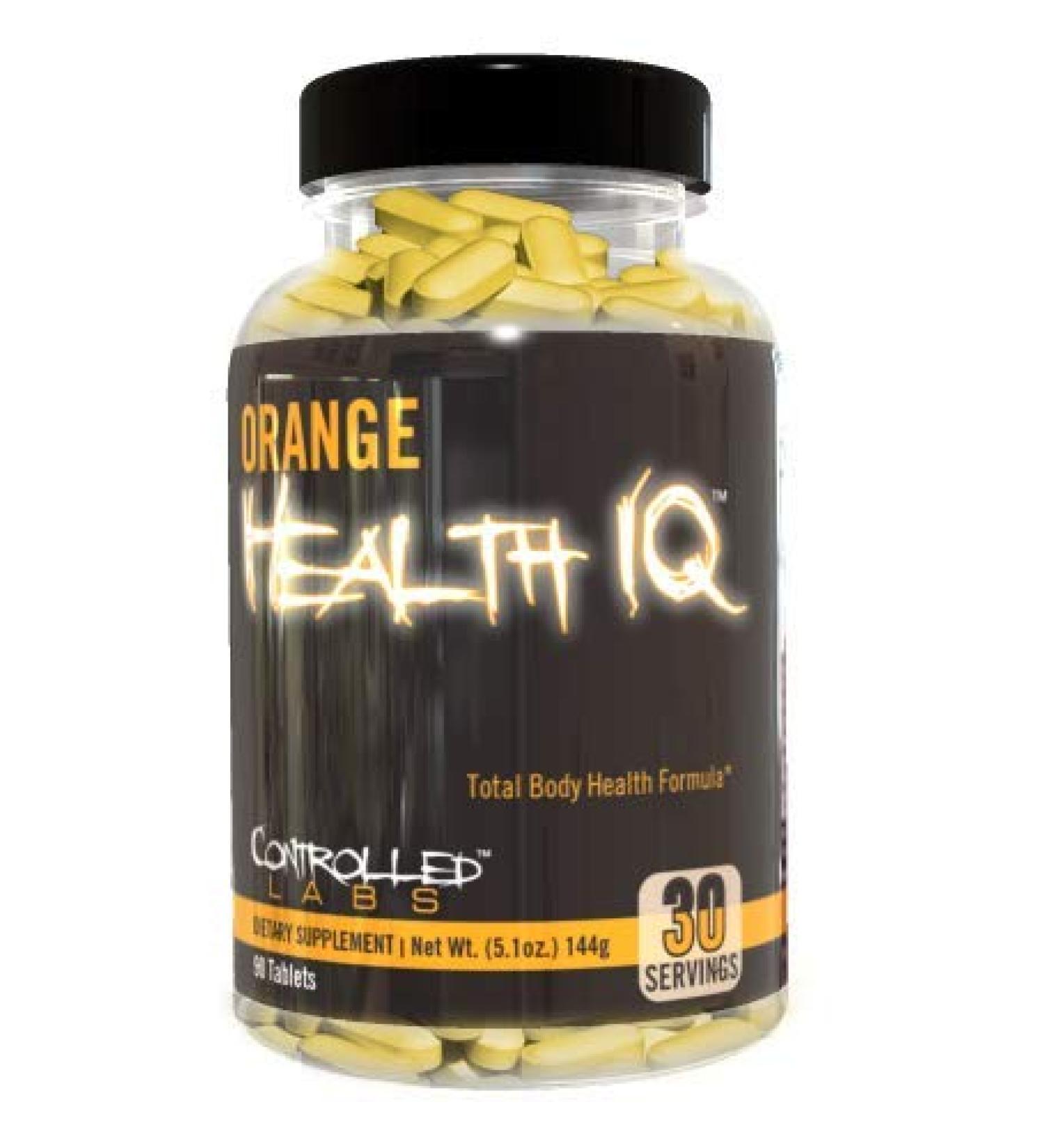 Controlled Labs Orange Health IQ - 90 Tablets for Optimal Wellness - Buy Online on GoSupps.com