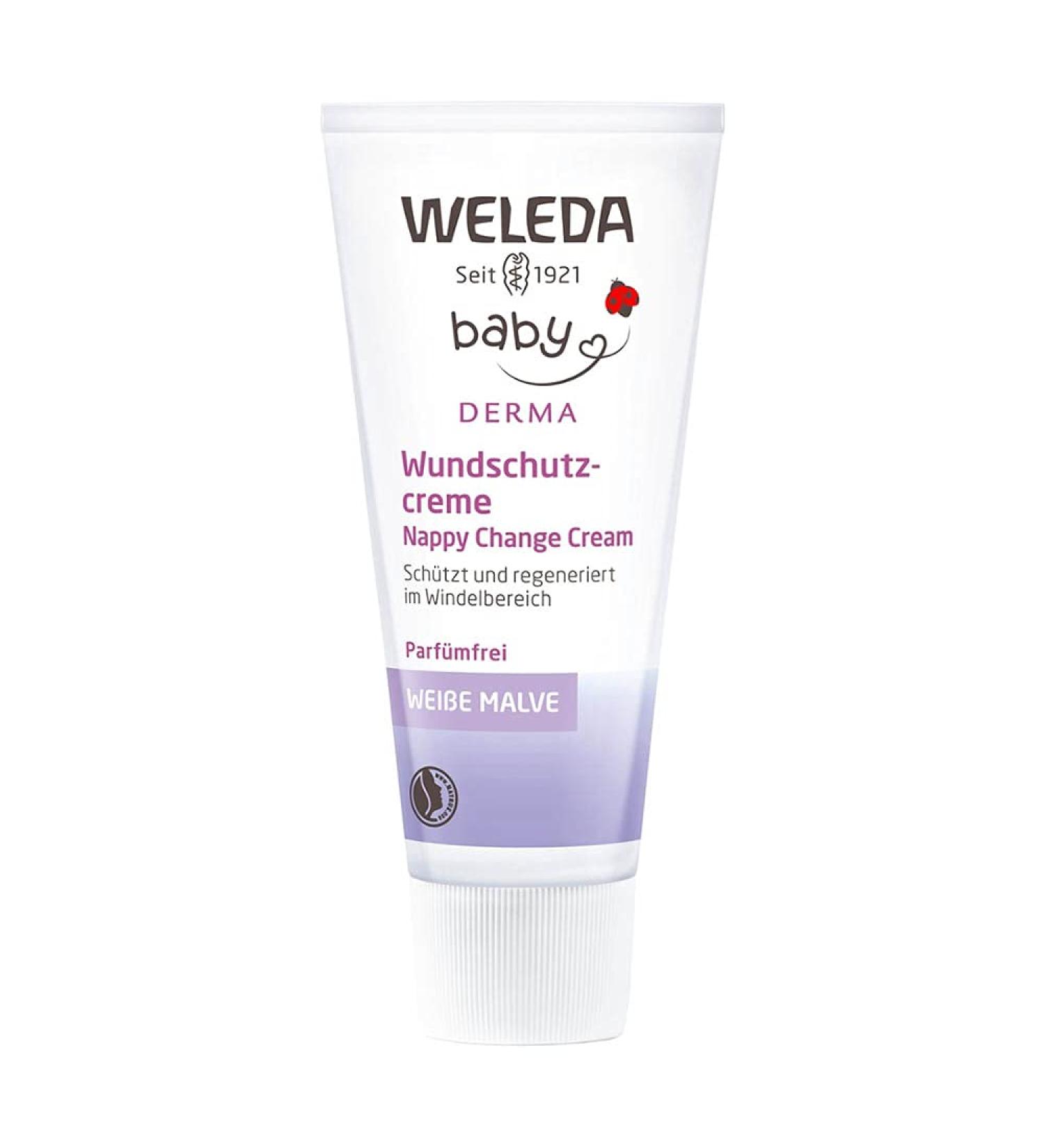 Weleda Mallow Baby Cream 50 ml White (Pack of 6)