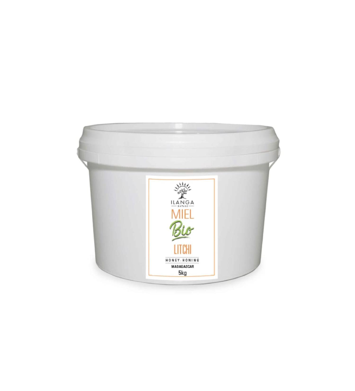 Ilanga Nature - Organic Lychee Honey - 100% Pure - 5 kg - Family Size - Madagascar Honey - Buy Online on GoSupps.com