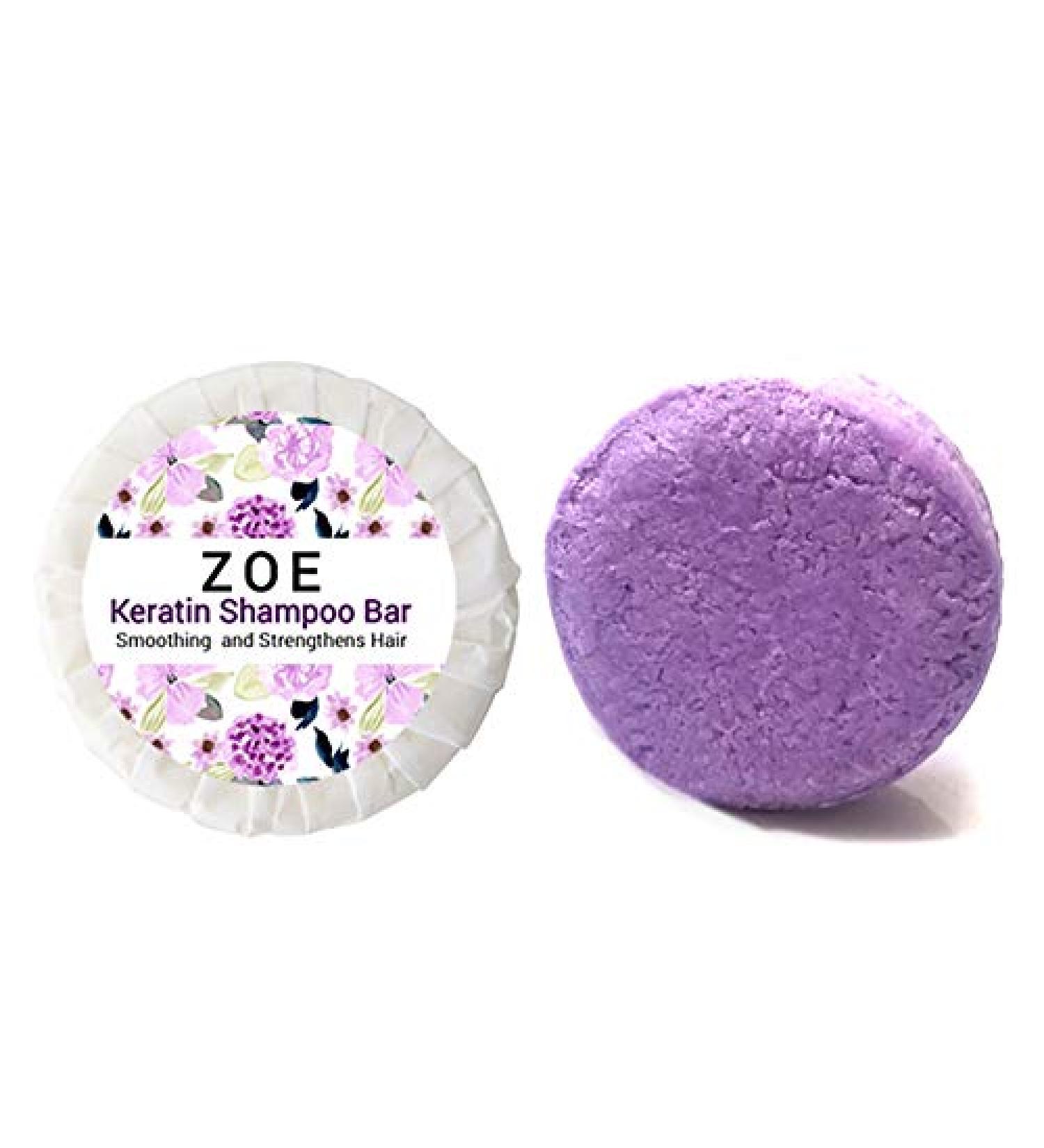Zoe Keratin Shampoo Bar - Smoothing & Strengthening Hair | International Shipping Available - Buy Online on GoSupps.com